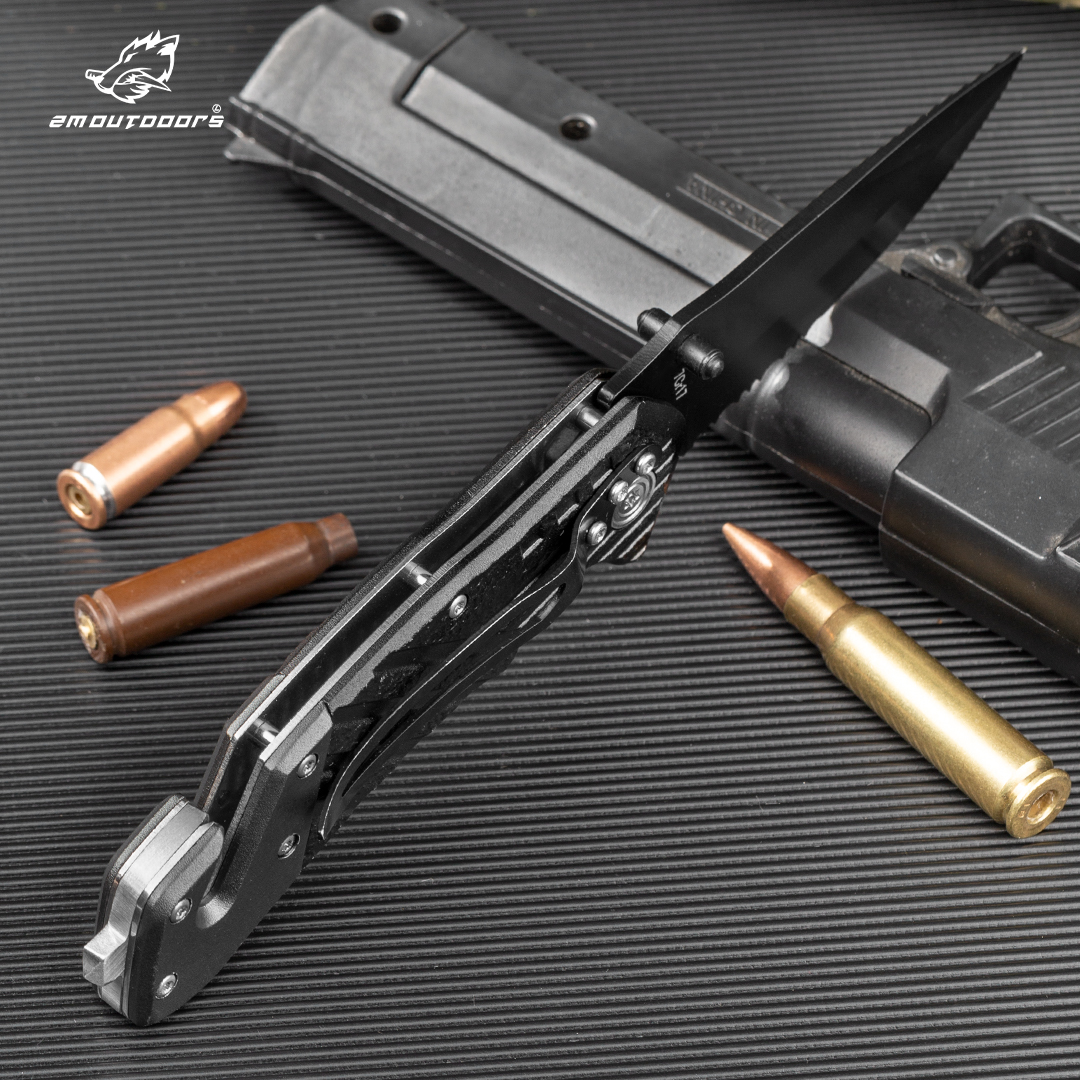 Outdoor folding knives,Folding knife, EDC tool, 7CR17MOV high hardness blade, can be used for fishing, camping, outdoor adventure and other activities, gifts for men and women