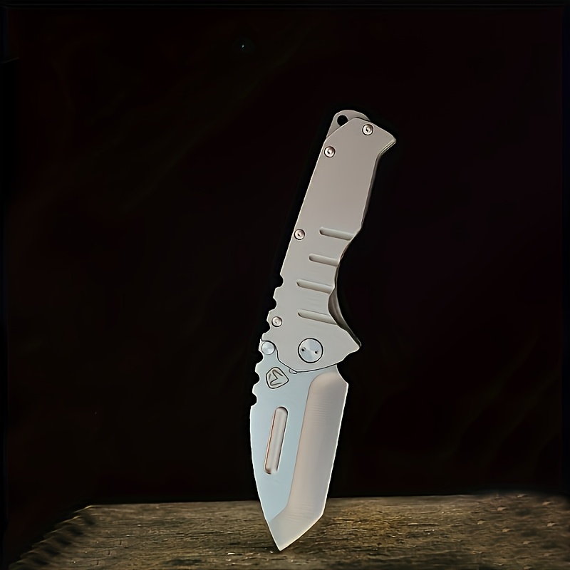 High-Quality D2 Steel Folding Knife – Heavy-Duty, Compact Multi-Purpose Outdoor Tool for Camping, Exploration, and Everyday Use