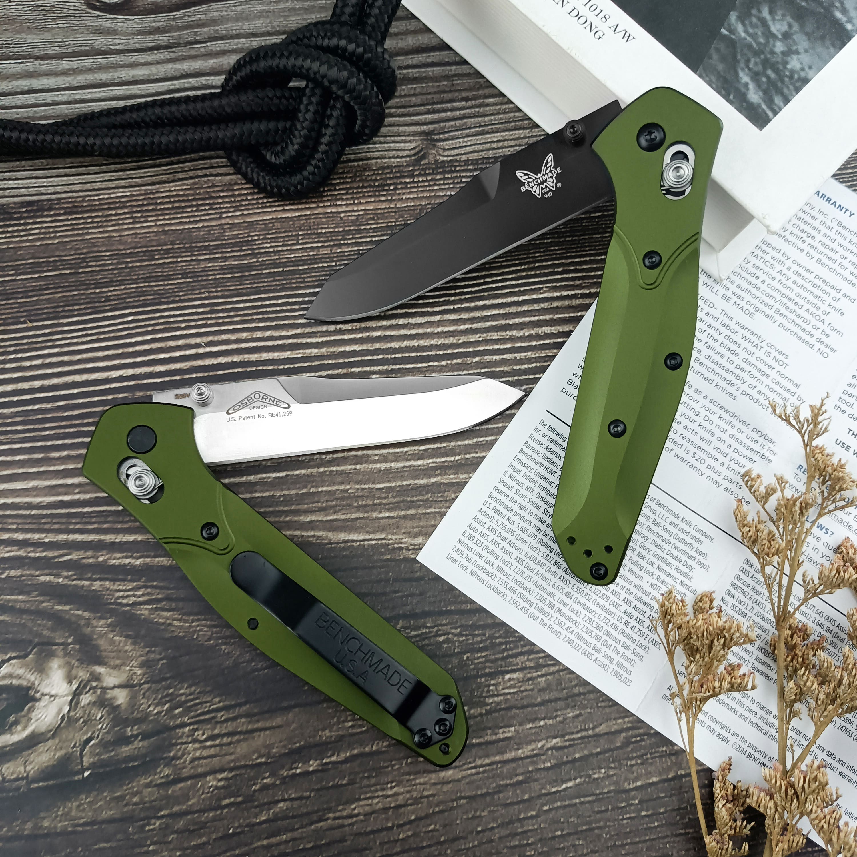 BM 940 Folding Knife – Aluminum Alloy Handle with Bearing Lock, CNC Laser-Precision Crafting, Reliable Everyday Carry Knife