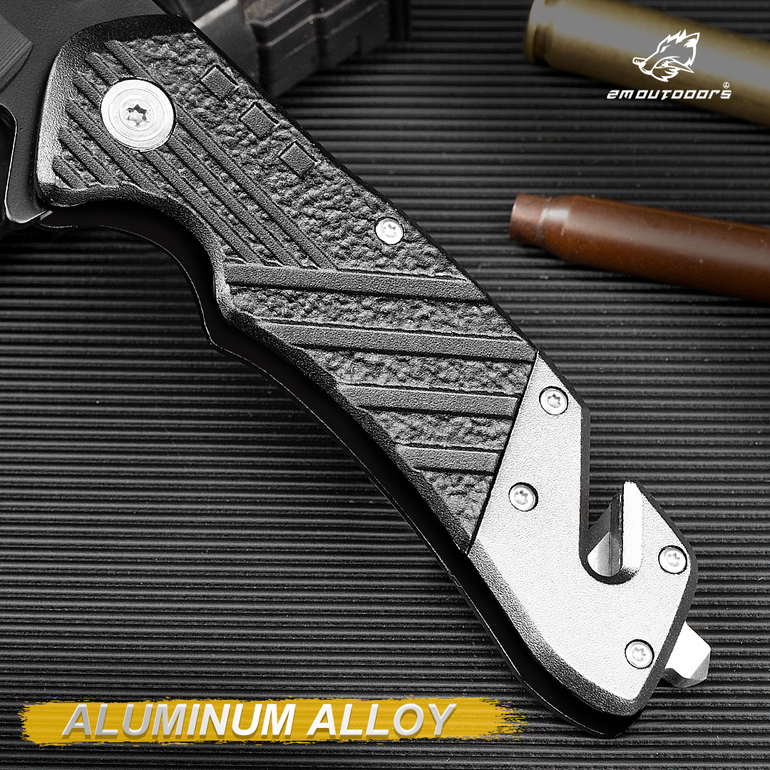 Outdoor folding knives,Folding knife, EDC tool, 7CR17MOV high hardness blade, can be used for fishing, camping, outdoor adventure and other activities, gifts for men and women