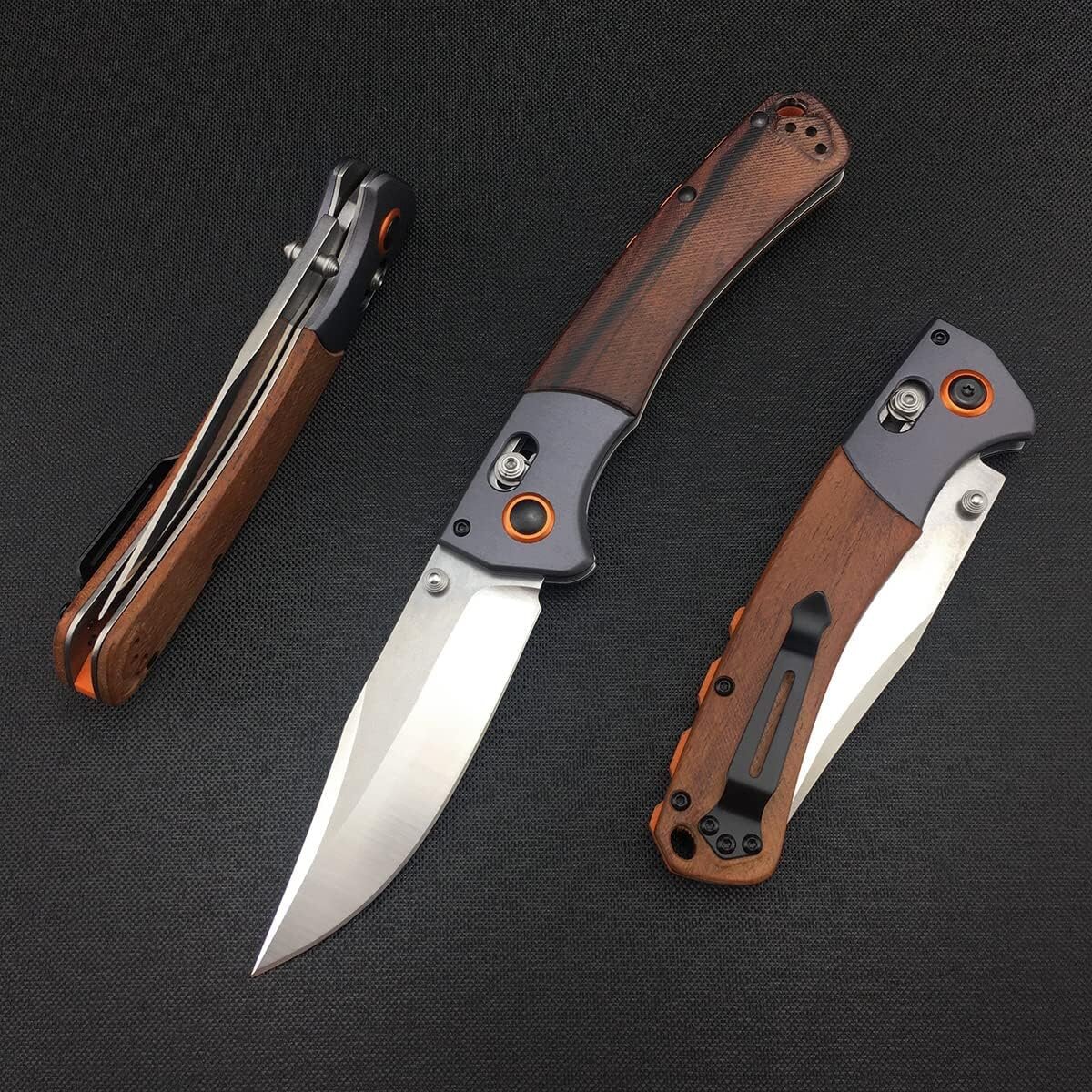 Outdoor folding knife, BM15080, hunting pocket knife, lock-axle knife with 3.7