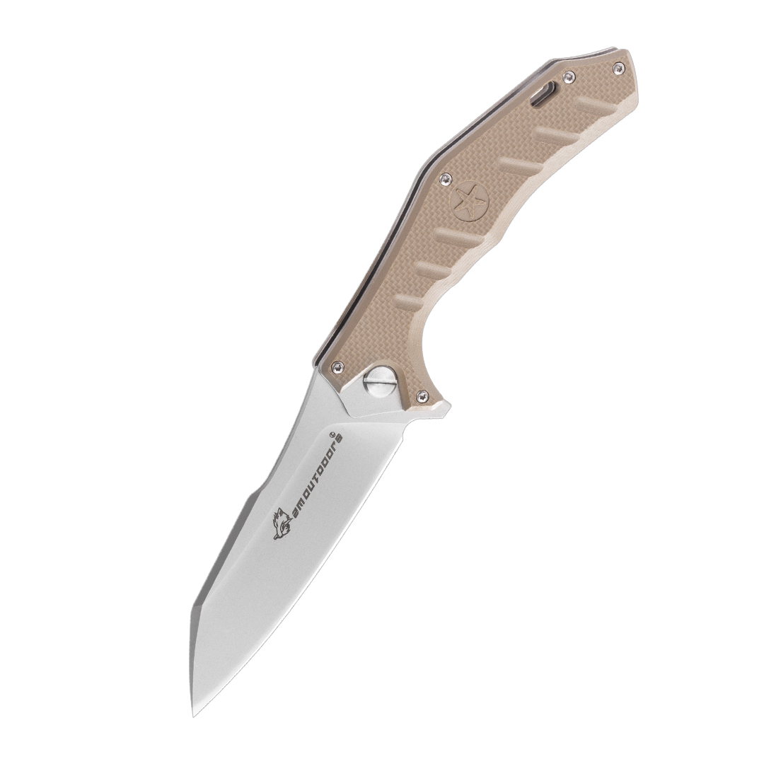 Folding Knife, Pocket Knife, EDC Multi-function Outdoor Tool Knife, D2 Special Steel, G10 Non-slip Handle, For Fishing, Hiking, Survival, Gifts For Men And Women