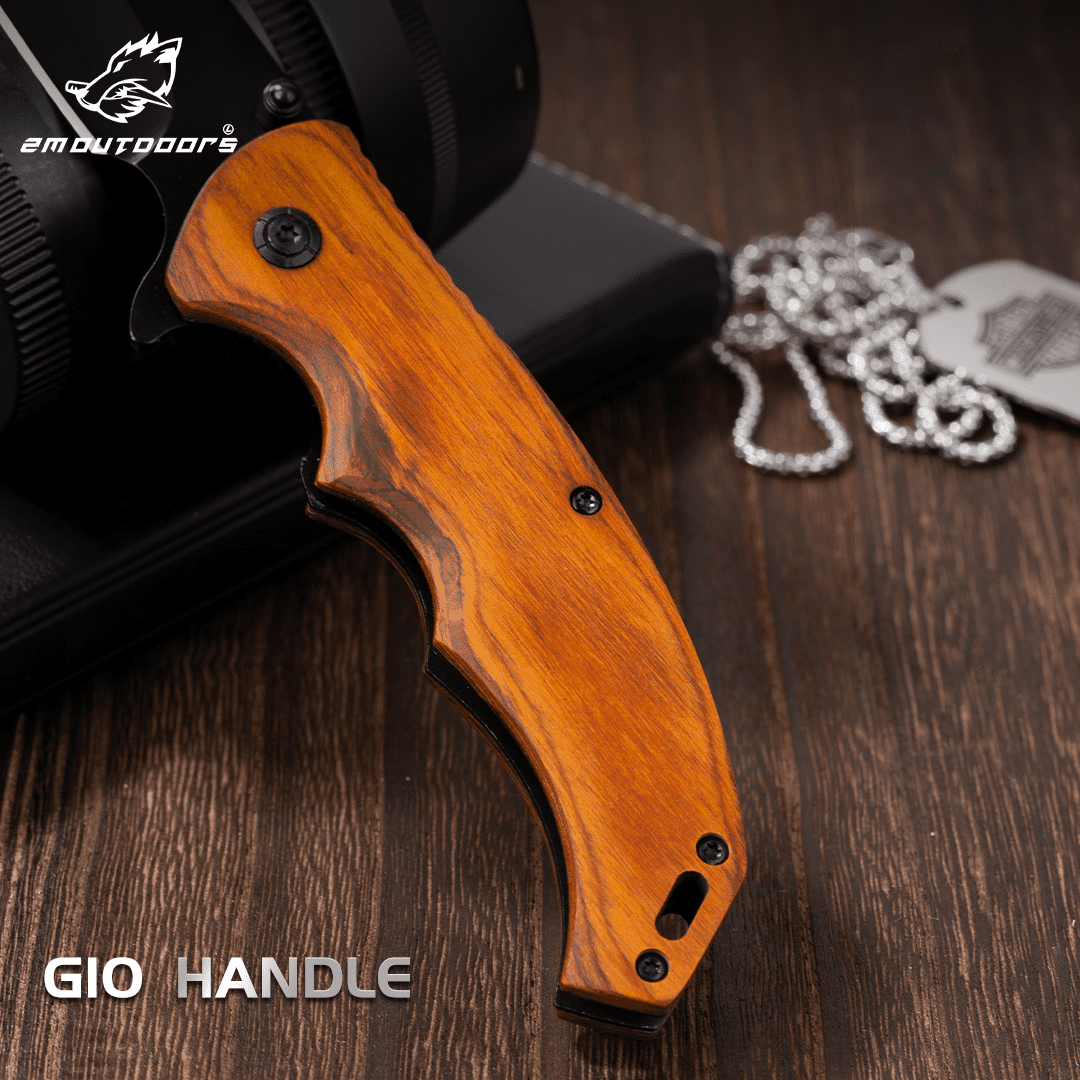 Outdoor Folding Knife Outdoor Convenient Knife High Hardness Stainless Steel Knife Outdoor Camping Knife, Convenient Fruit Knife, which can be used for outdoor activities such as mountaineering, hiking, wilderness survival, camping, etc