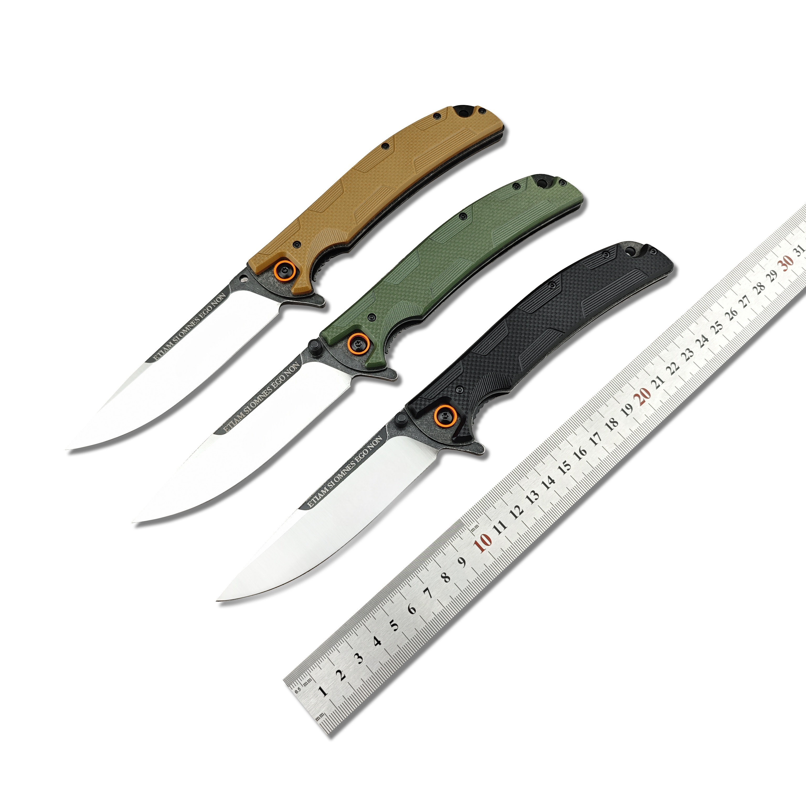 Outdoor Camping Knife, D2 Steel Cutting Material, G10 FRP Handle, Extreme Force 0247 Hunting Pocket Knife, Tactical Folding Knife – Hiking, Camping, Survival All-Around Companion