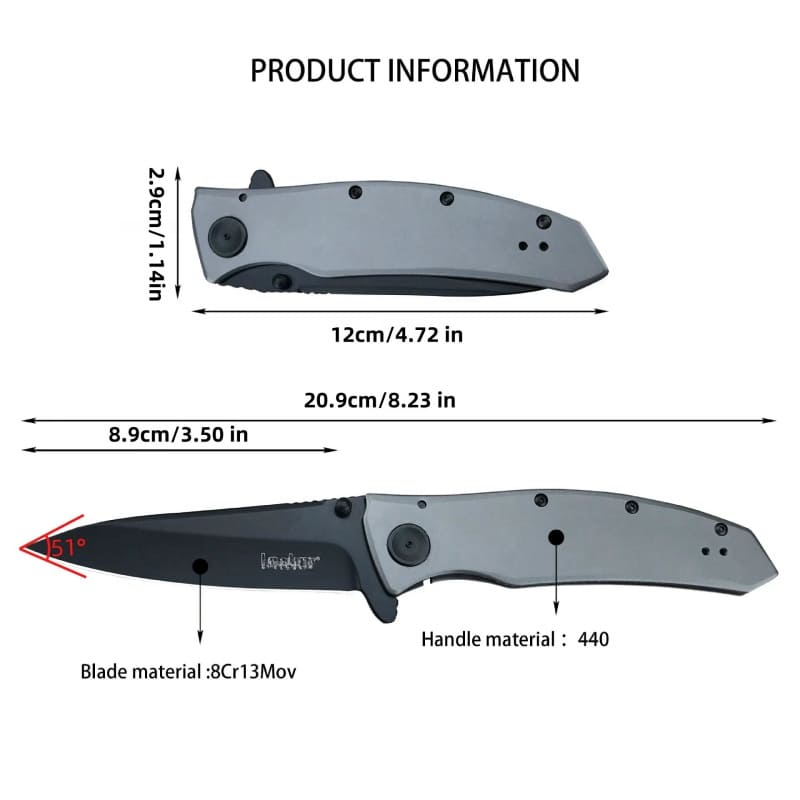 Kershaw Cassiukshaw 2200 High Hardness Sharp Outdoor Camping Hunting Self-Defense Survival Knife Folding Knife