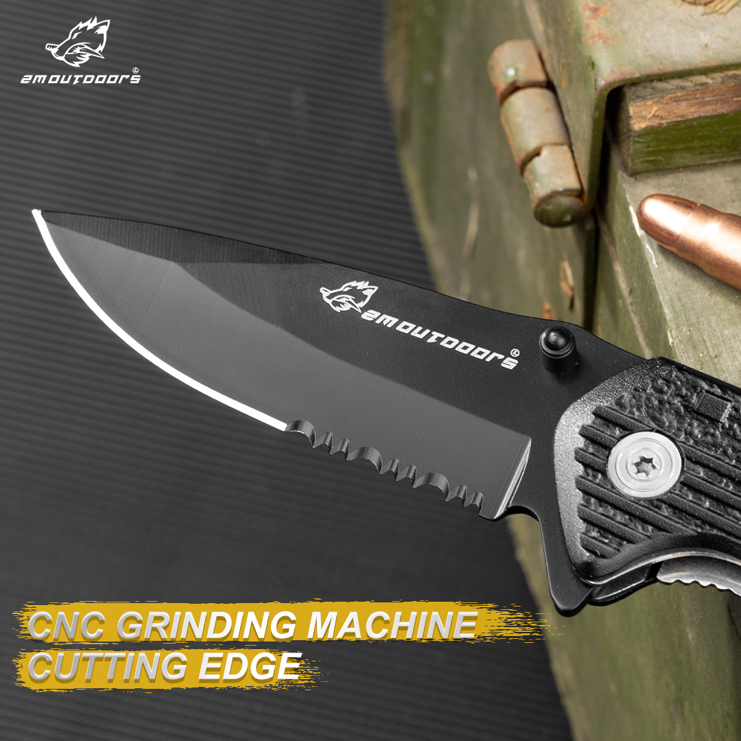 Outdoor folding knives,Folding knife, EDC tool, 7CR17MOV high hardness blade, can be used for fishing, camping, outdoor adventure and other activities, gifts for men and women