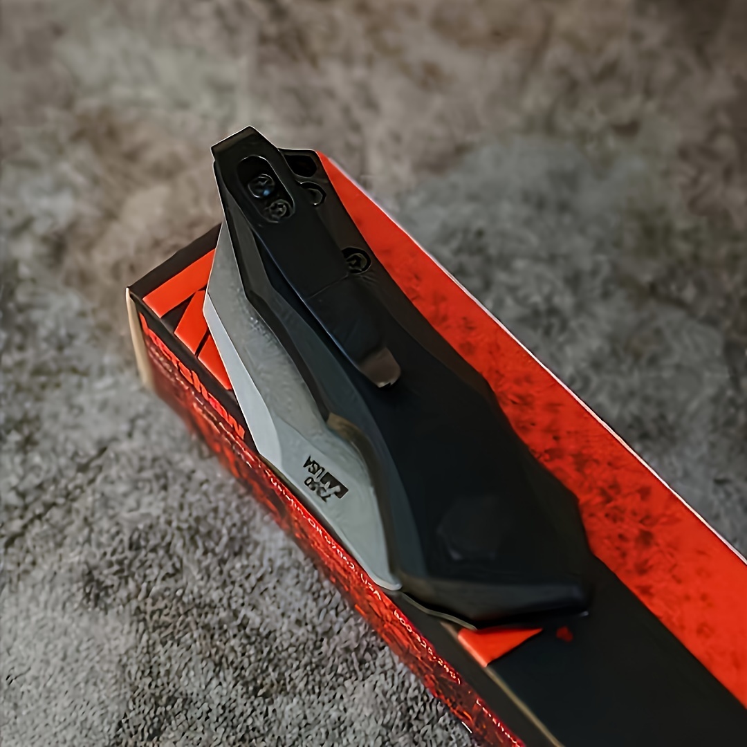 Kaxiu 7350 Folding Knife – Aviation-Aluminum Handle with D2 Blade, Compact Outdoor Knife for Camping, Picnics & Everyday Gear