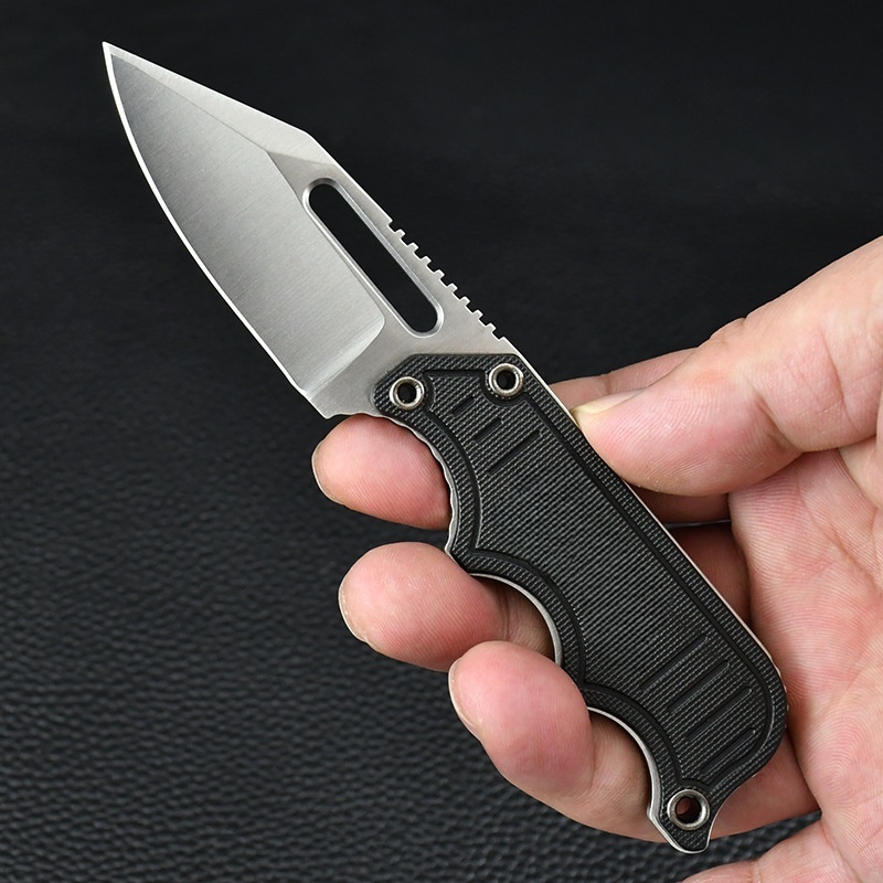 SOG Self-Defense Knife, Necklace Knife, Claw Knife, Portable Mini Self-Defense Knife with K-Sheath, Hunting Knife, Full Keel Survival Straight Knife, Created for Wilderness Adventure