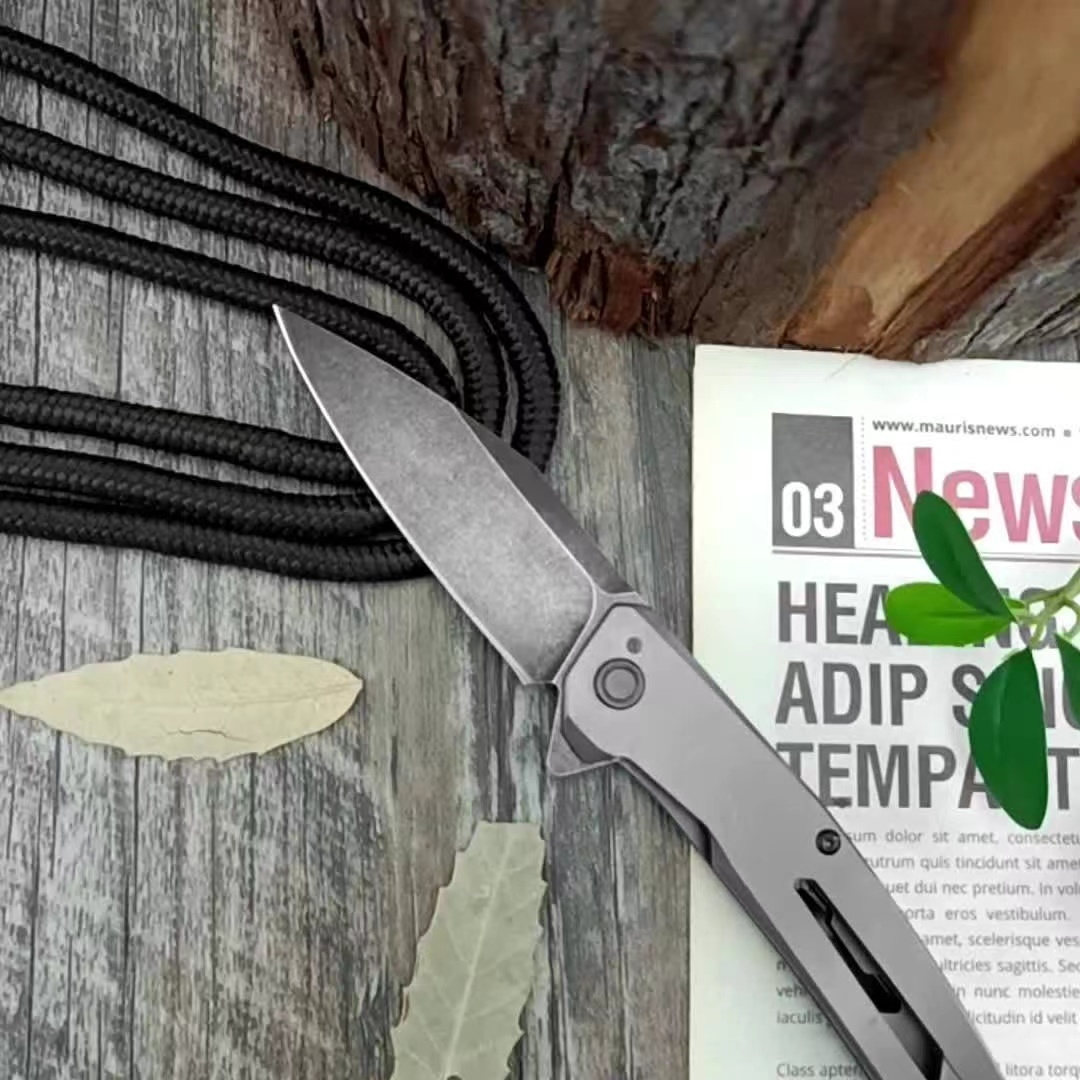 Multi-purpose Knife, Folding Knife, EDC Multi-purpose Tool Knife, 1404 Series, Convenient Pocket Knife, Black Stone Washing Process, CNC Precision Grinding Blade, Aluminum Alloy Handle, High-end Quality