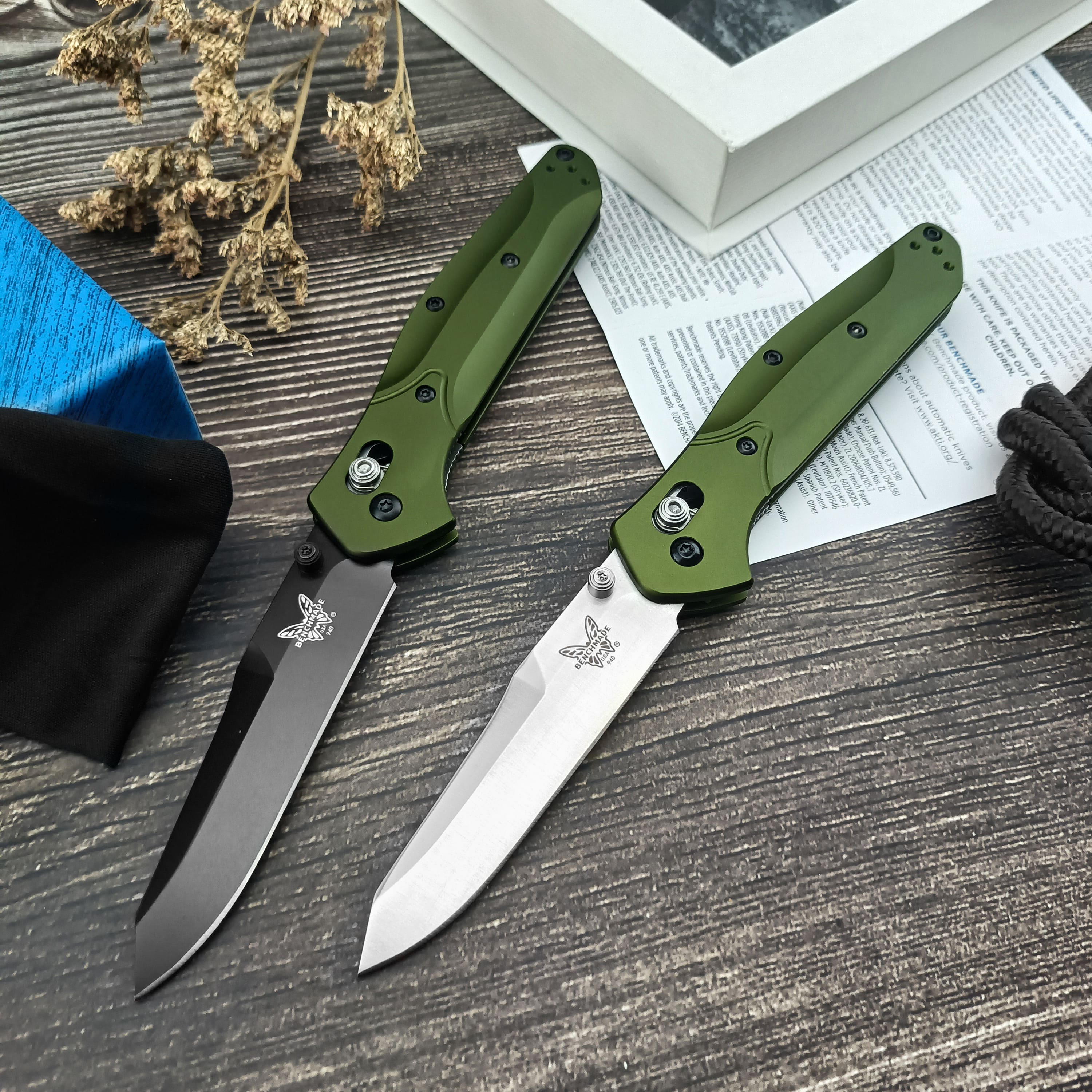 BM 940 Folding Knife – Aluminum Alloy Handle with Bearing Lock, CNC Laser-Precision Crafting, Reliable Everyday Carry Knife