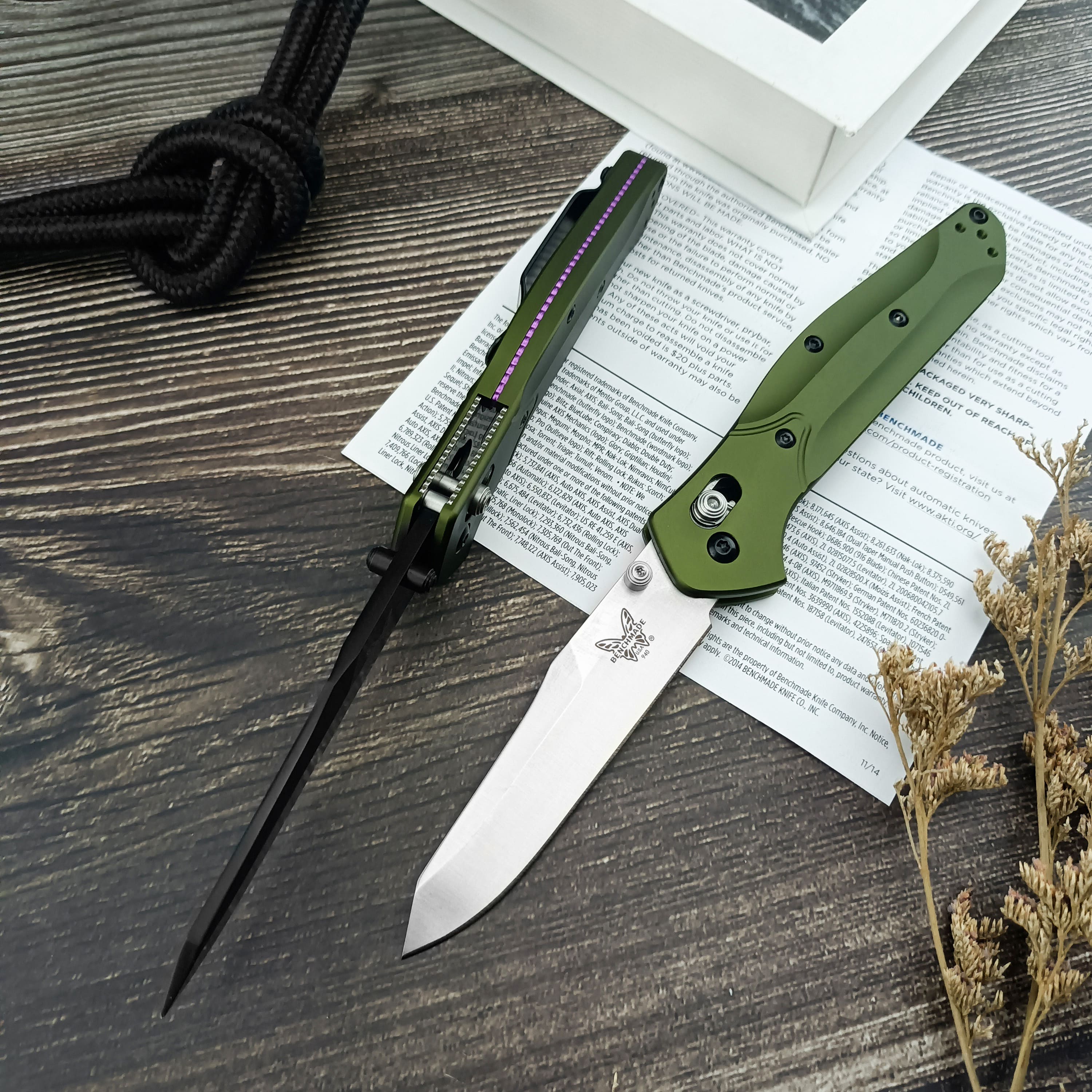 BM 940 Folding Knife – Aluminum Alloy Handle with Bearing Lock, CNC Laser-Precision Crafting, Reliable Everyday Carry Knife