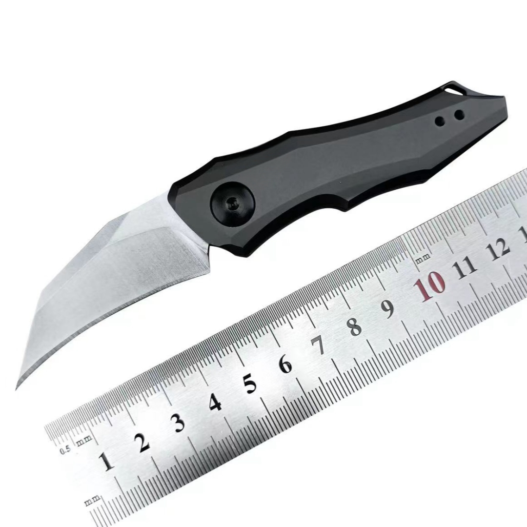Kaxiu 7350 Folding Knife – Aviation-Aluminum Handle with D2 Blade, Compact Outdoor Knife for Camping, Picnics & Everyday Gear