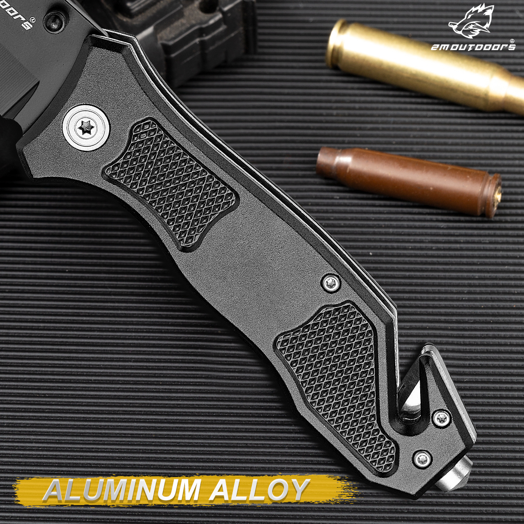 Folding knife, EDC tool, 7CR17MOV high hardness blade, can be used for fishing, camping, outdoor adventure and other activities, gifts for men and women