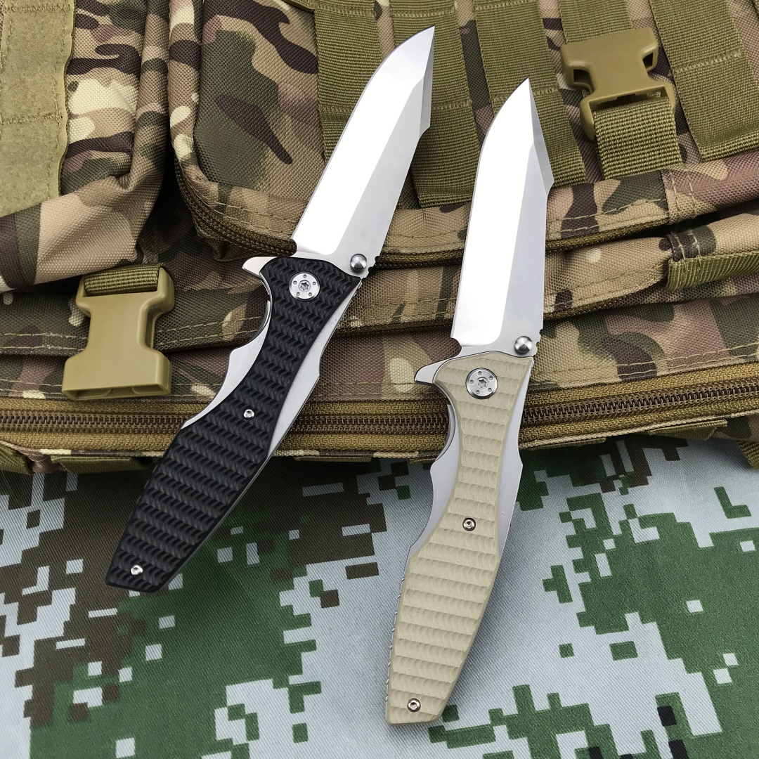 Outdoor EDC Folding Knife – Model 0393 with 9Cr14MoV Steel Blade and G10 Handle, Lightweight Pocket Tool for Camping, Fishing & Everyday Carry