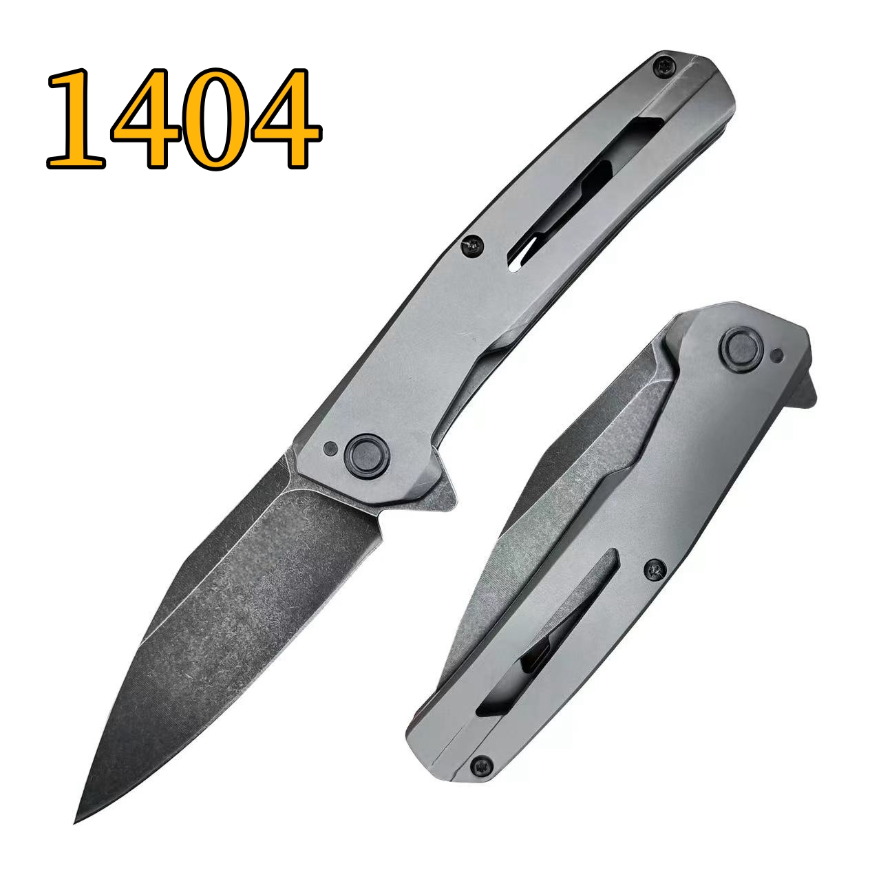 Multi-purpose Knife, Folding Knife, EDC Multi-purpose Tool Knife, 1404 Series, Convenient Pocket Knife, Black Stone Washing Process, CNC Precision Grinding Blade, Aluminum Alloy Handle, High-end Quality