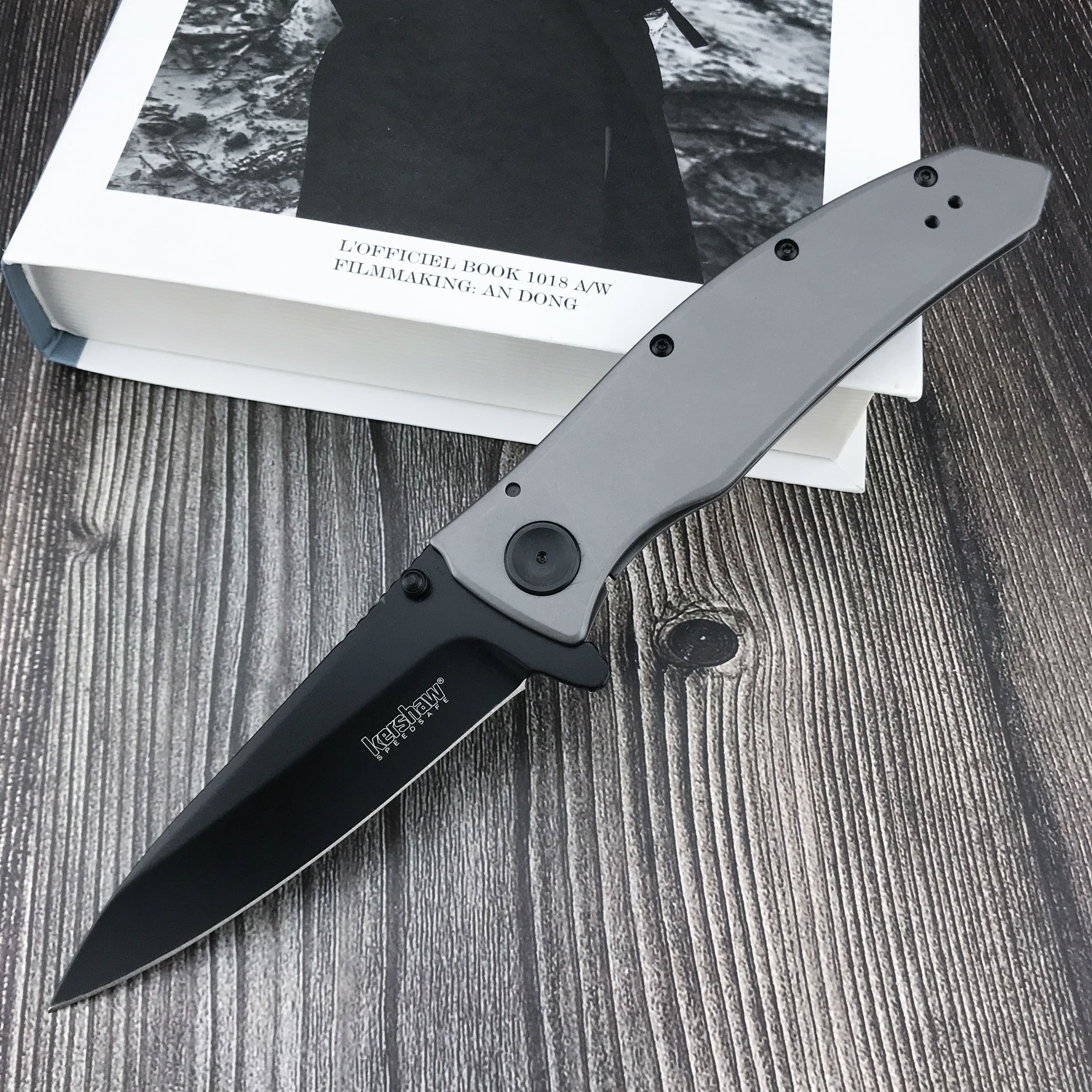 Kershaw Cassiukshaw 2200 High Hardness Sharp Outdoor Camping Hunting Self-Defense Survival Knife Folding Knife