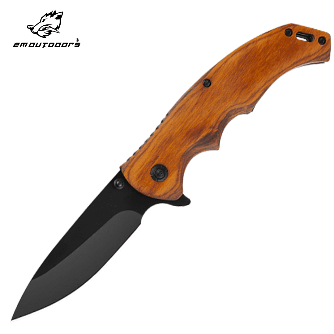 Outdoor Folding Knife Outdoor Convenient Knife High Hardness Stainless Steel Knife Outdoor Camping Knife, Convenient Fruit Knife, which can be used for outdoor activities such as mountaineering, hiking, wilderness survival, camping, etc