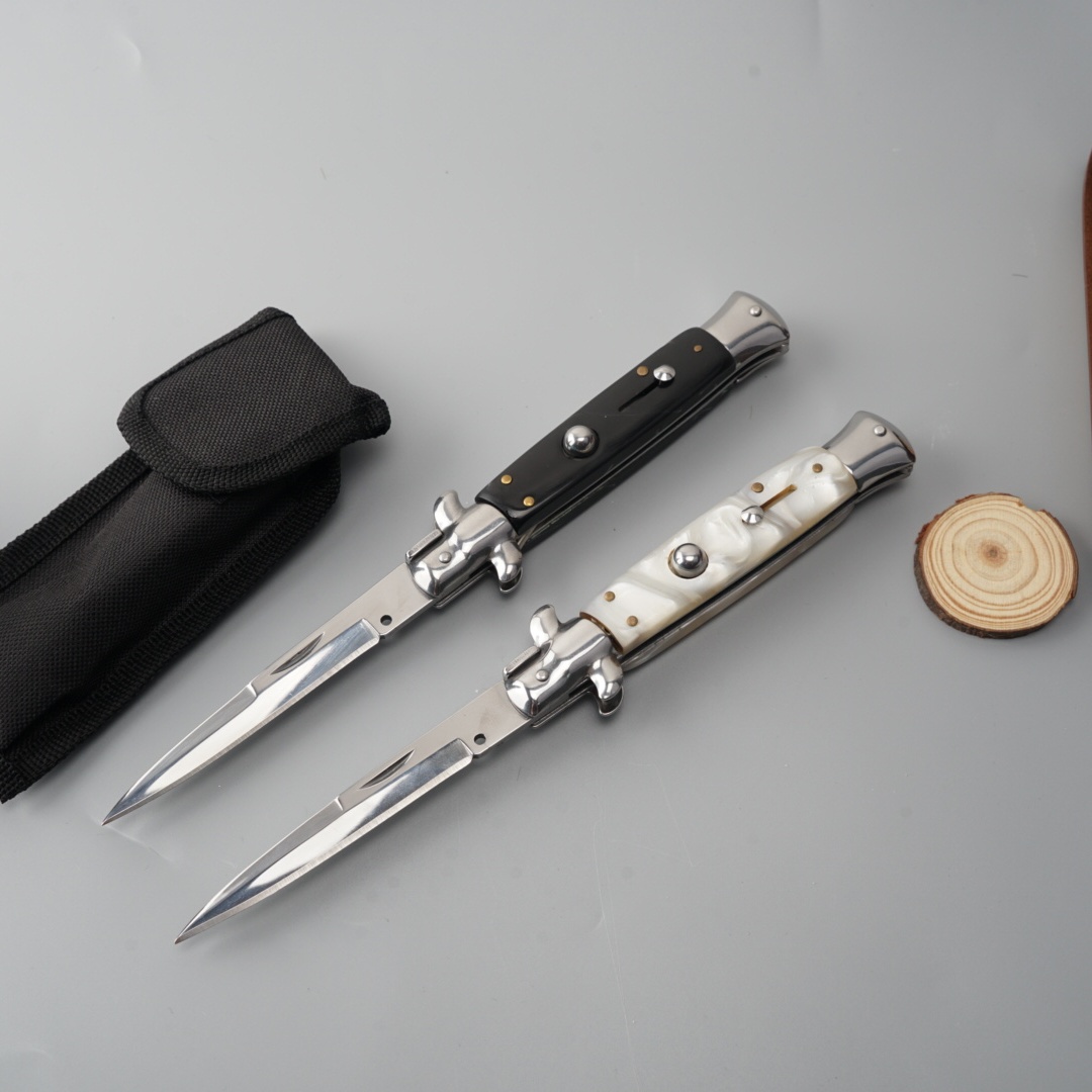 Italian-Style Outdoor Folding Knife – High Hardness Blade, Durable EDC Design, Multi-Purpose Camping Tool