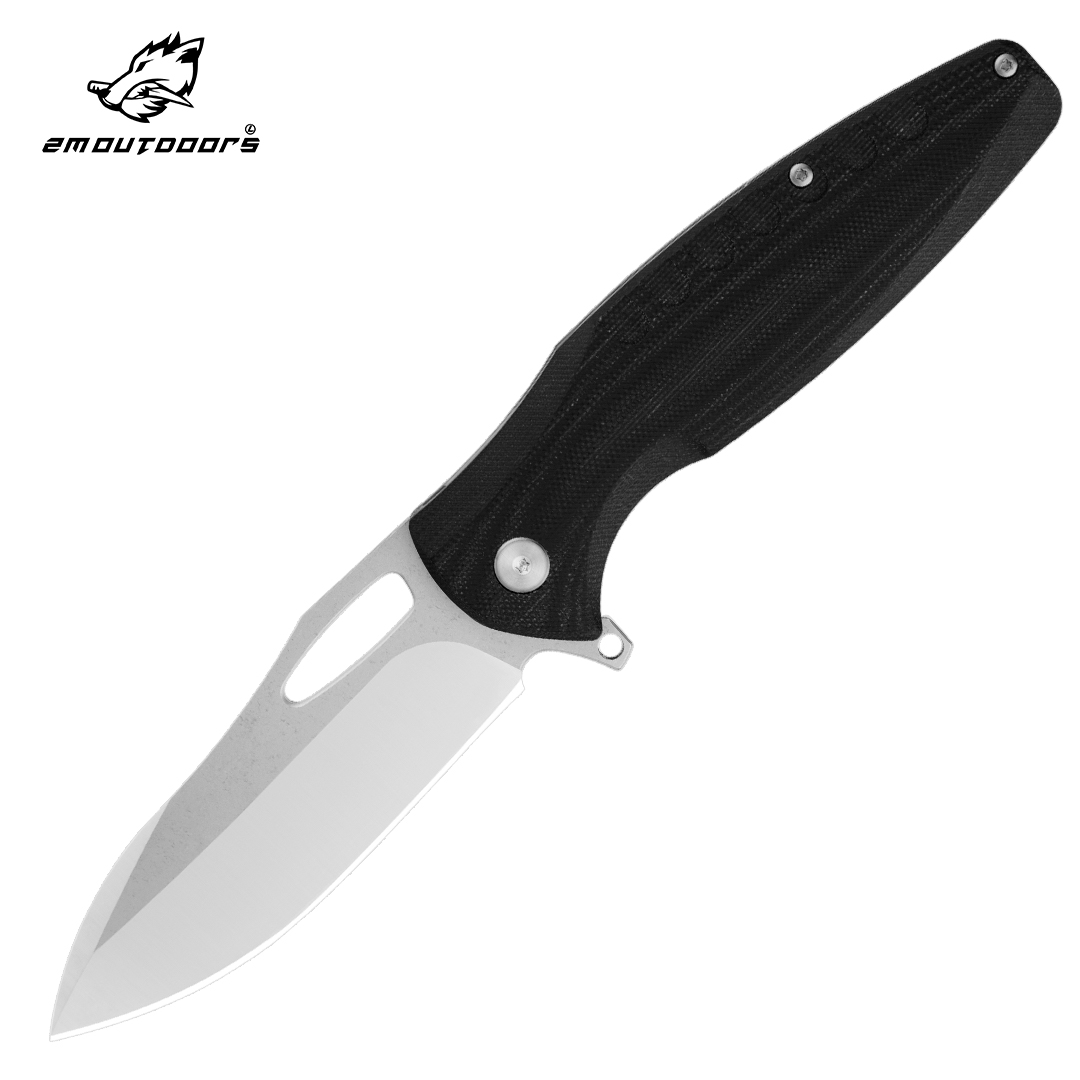 1PC Outdoor Folding Knife Kitchen Multi-purpose Knife Fruit Knife Adventure Knife, CNC Fine Grinding Process, D 2 Blade, G10 Non-slip Handle, Can Be Used For Hiking, Wilderness Survival, Camping And Other Outdoor Activities, Gifts