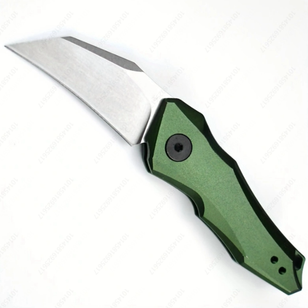 Kaxiu 7350 Folding Knife – Aviation-Aluminum Handle with D2 Blade, Compact Outdoor Knife for Camping, Picnics & Everyday Gear