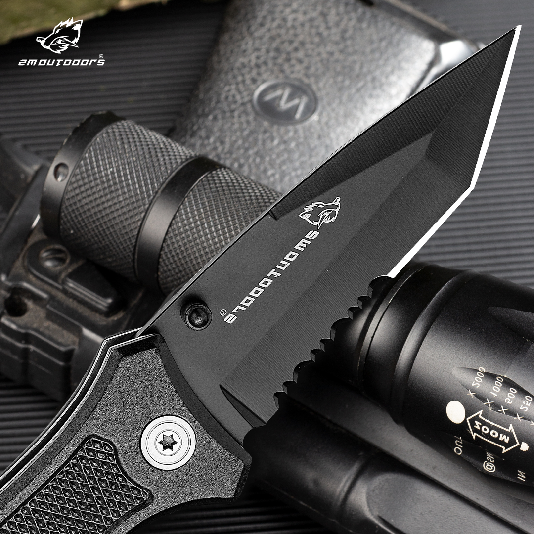 Folding knife, EDC tool, 7CR17MOV high hardness blade, can be used for fishing, camping, outdoor adventure and other activities, gifts for men and women