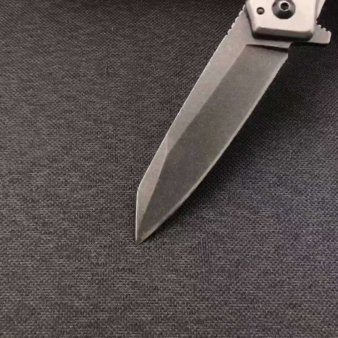 Folding Knife, Multi-purpose Knife, Convenient Pocket Knife, EDC Multi-purpose Tool Knife, 1365 Series Model, Convenient Pocket Knife, Black Stone Washing Process, CNC Fine Grinding Blade, Aluminum Alloy Handle, High Quality