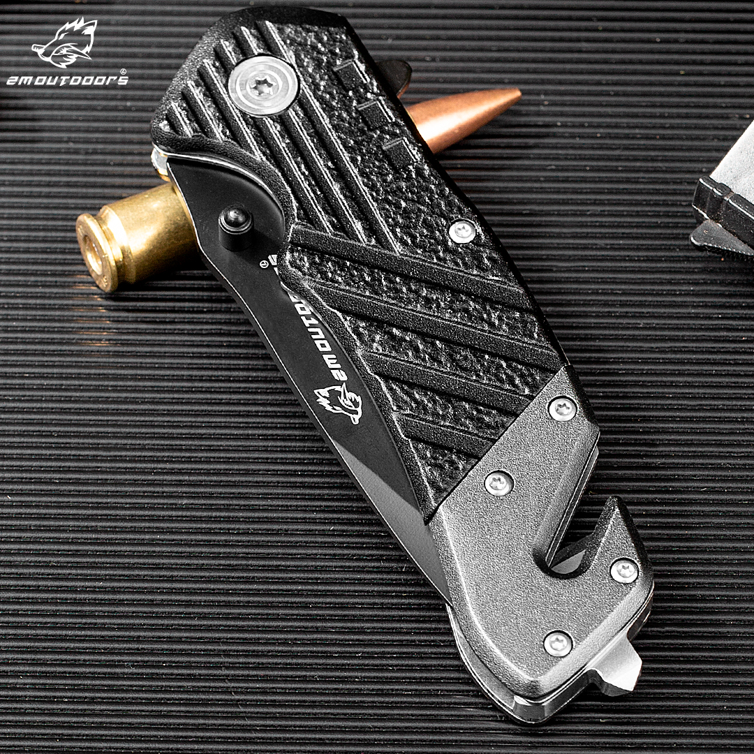 Outdoor folding knives,Folding knife, EDC tool, 7CR17MOV high hardness blade, can be used for fishing, camping, outdoor adventure and other activities, gifts for men and women