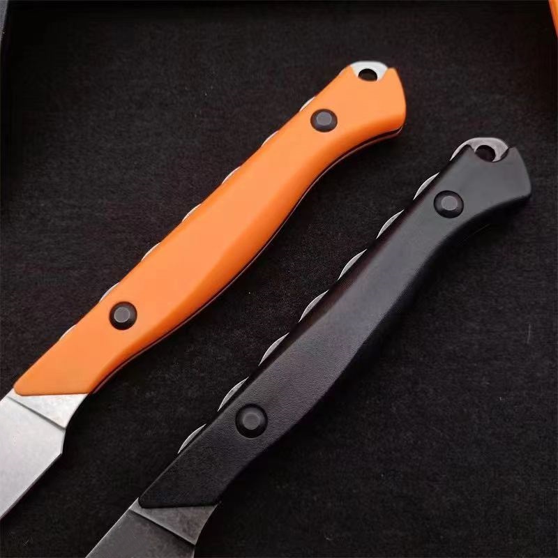 Outdoor Fixed Blade Straight Knife, RV Kitchen Knife, CNC Fine Grinding, 8Cr13Mov Cutting Edge, BM15700 Model, Tactical Straight Knife with Kydex Sheath – Built for Extreme Environments