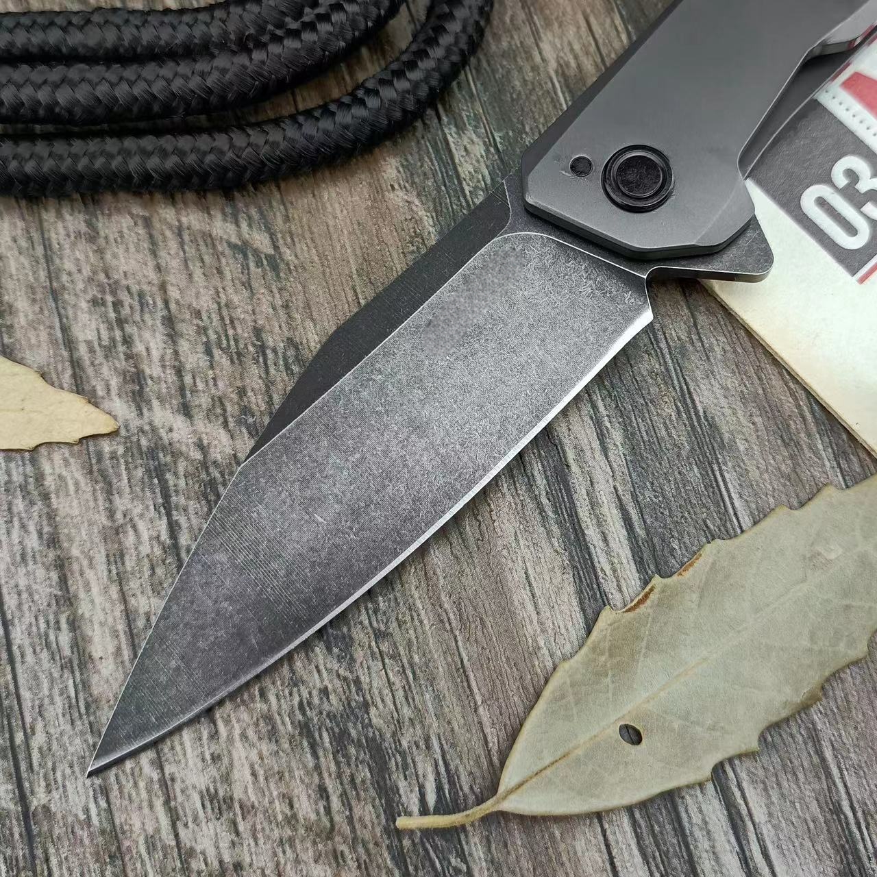 Multi-purpose Knife, Folding Knife, EDC Multi-purpose Tool Knife, 1404 Series, Convenient Pocket Knife, Black Stone Washing Process, CNC Precision Grinding Blade, Aluminum Alloy Handle, High-end Quality