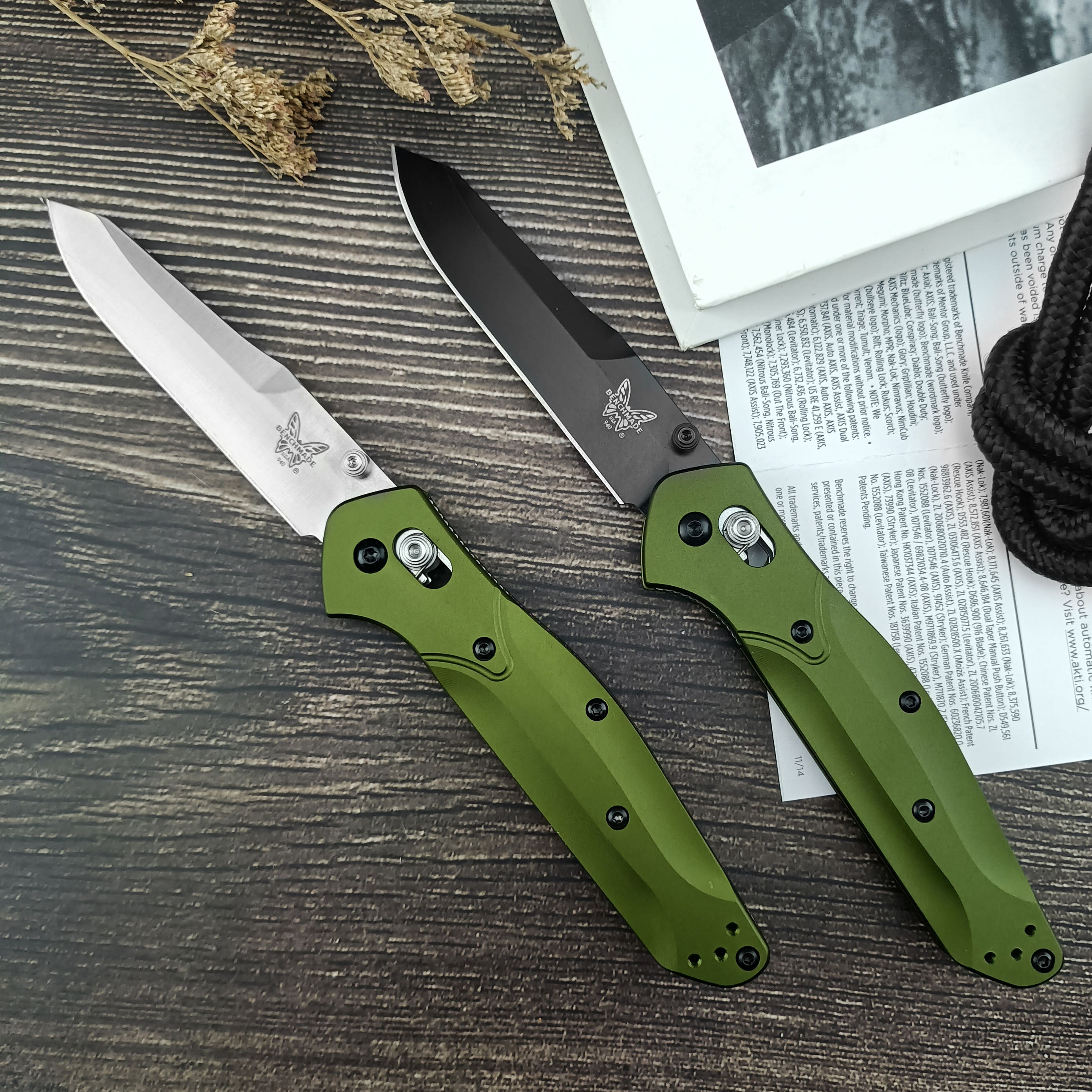 BM 940 Folding Knife – Aluminum Alloy Handle with Bearing Lock, CNC Laser-Precision Crafting, Reliable Everyday Carry Knife