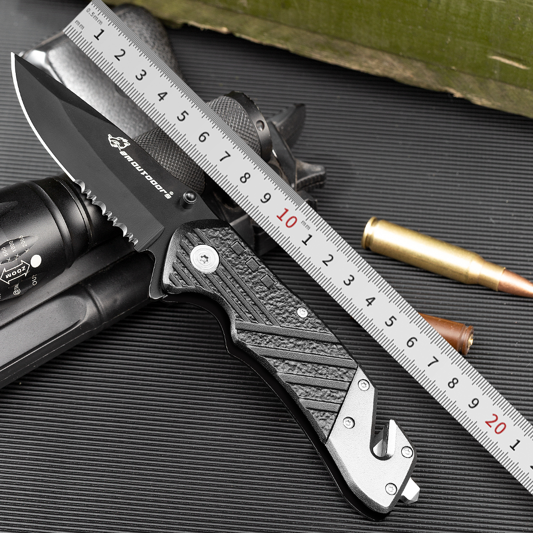 Outdoor folding knives,Folding knife, EDC tool, 7CR17MOV high hardness blade, can be used for fishing, camping, outdoor adventure and other activities, gifts for men and women