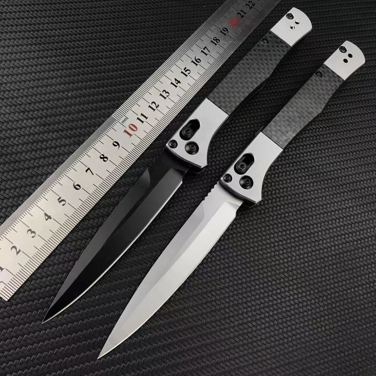 BM4170 Outdoor Folding Knife – S90V High-Hardness Steel, Aluminum-Carbon Fiber Handle, Versatile EDC Tool for Fishing, Hiking & Daily Carry