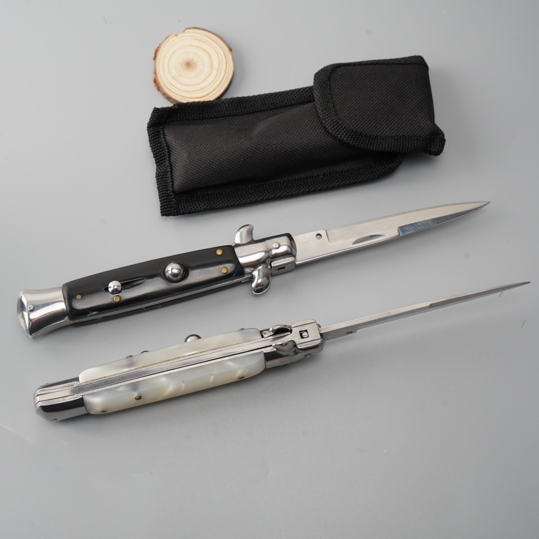 Italian-Style Outdoor Folding Knife – High Hardness Blade, Durable EDC Design, Multi-Purpose Camping Tool