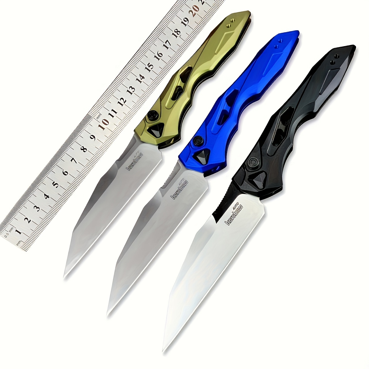 Kershaw Kaxiu 7650 Outdoor Folding Knife Portable CPM-154 Sanding Folding Knife, Aviation Aluminum Handle Survival Knife