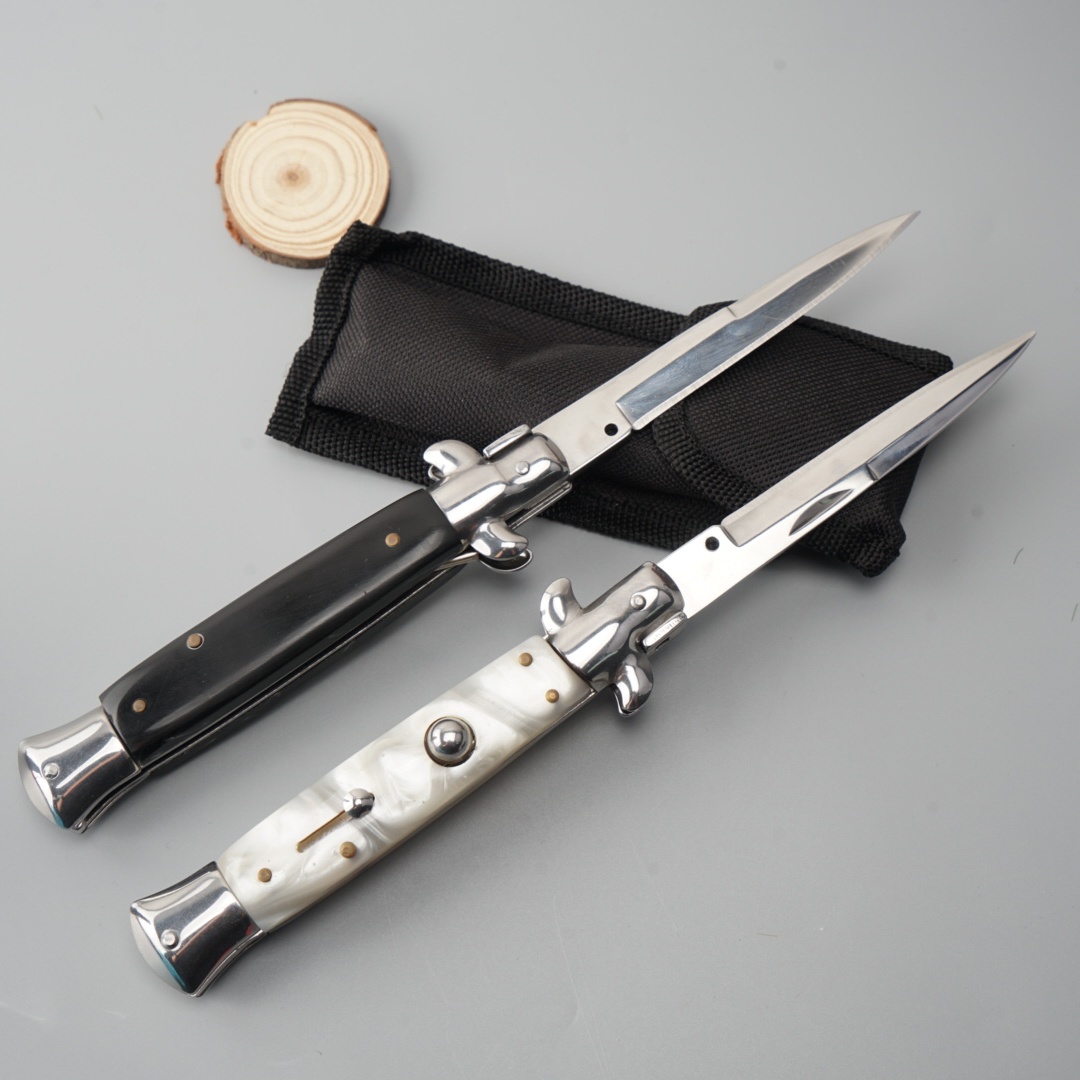 Italian-Style Outdoor Folding Knife – High Hardness Blade, Durable EDC Design, Multi-Purpose Camping Tool