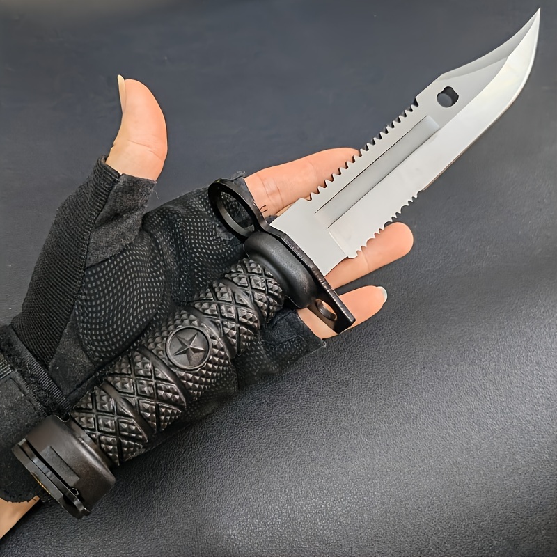 Outdoor Escape Fixed Blade Tactical Knife, Full Keel Hunting Knife, Sheathed Jungle Knife, G10 Handle, High End Quality - Suitable for Fishing, Hiking, Survival, City Survival Daily Carry Straight Knife
