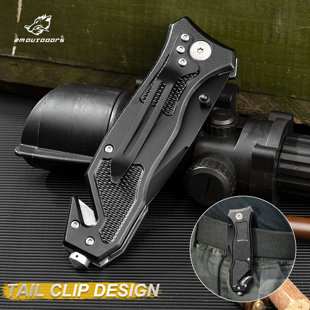 Folding knife, EDC tool, 7CR17MOV high hardness blade, can be used for fishing, camping, outdoor adventure and other activities, gifts for men and women