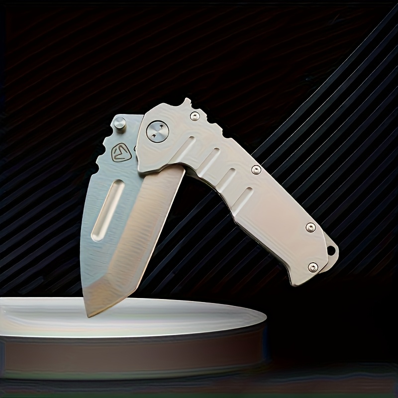 High-Quality D2 Steel Folding Knife – Heavy-Duty, Compact Multi-Purpose Outdoor Tool for Camping, Exploration, and Everyday Use