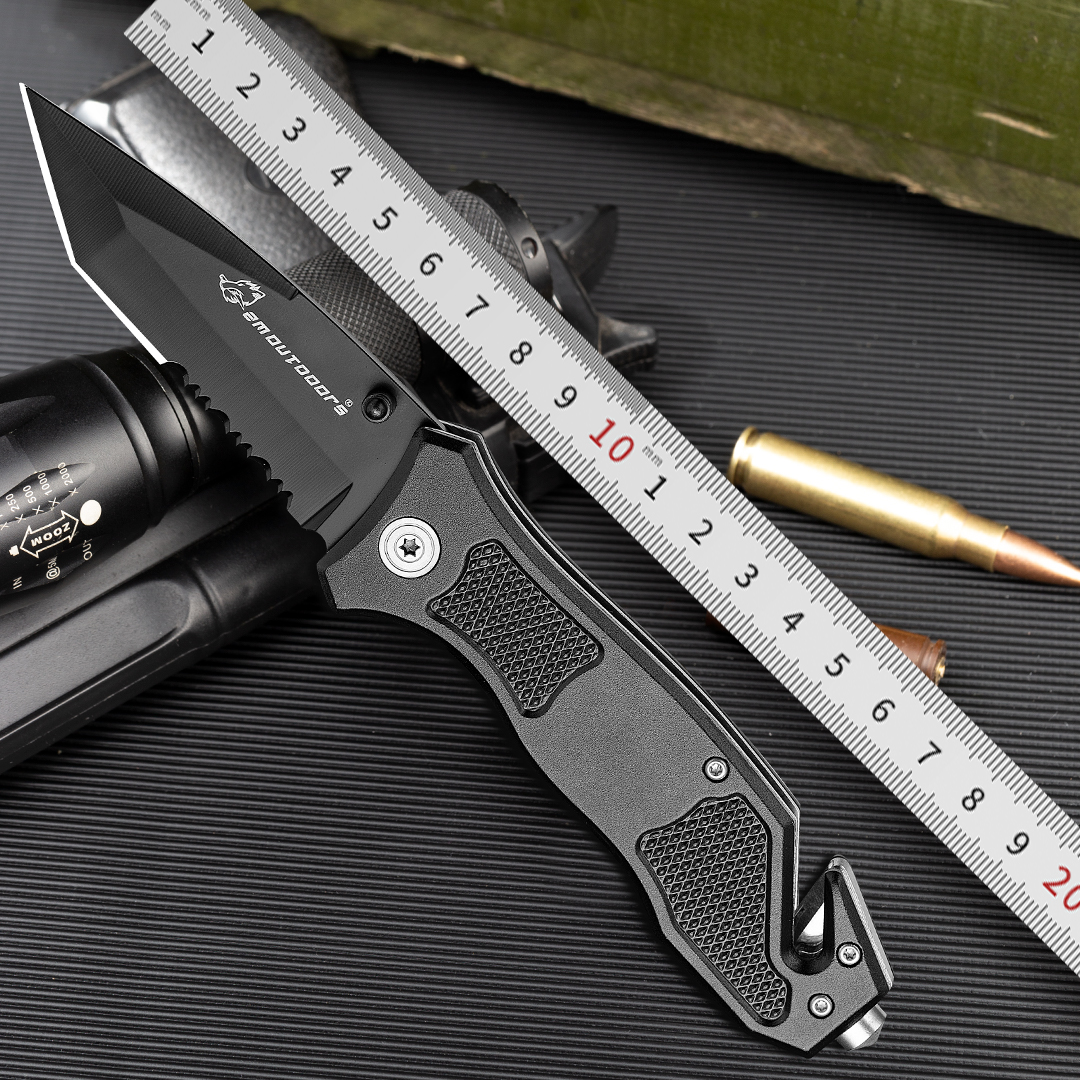 Folding knife, EDC tool, 7CR17MOV high hardness blade, can be used for fishing, camping, outdoor adventure and other activities, gifts for men and women