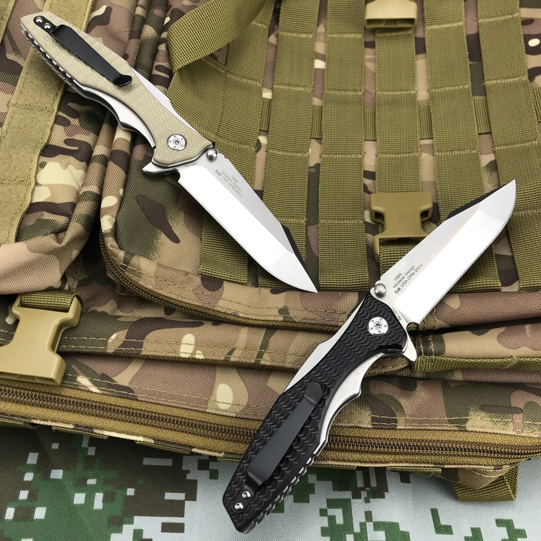 Outdoor EDC Folding Knife – Model 0393 with 9Cr14MoV Steel Blade and G10 Handle, Lightweight Pocket Tool for Camping, Fishing & Everyday Carry