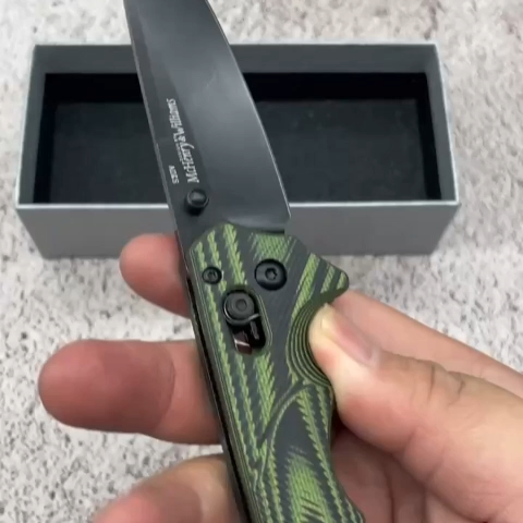 BM1401 Folding Knife – S30V Blade with G10 Handle, Ergonomic Outdoor EDC Knife for Camping, Hiking & Everyday Reliability