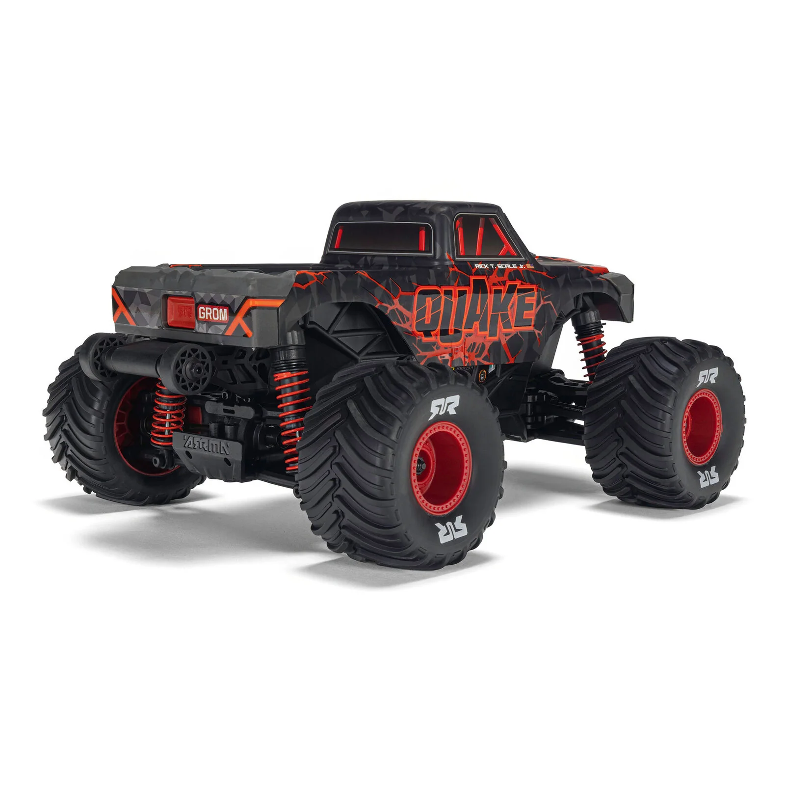 ARRMA 1/16 QUAKE GROM 4X4 RTR Brushed Monster Truck, Red
