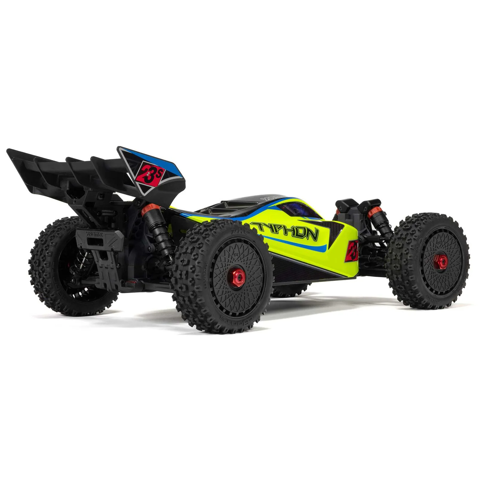 ARRMA 1/8 TYPHON 223S BLX Brushless 4X4 Buggy RTR with DSC, Yellow