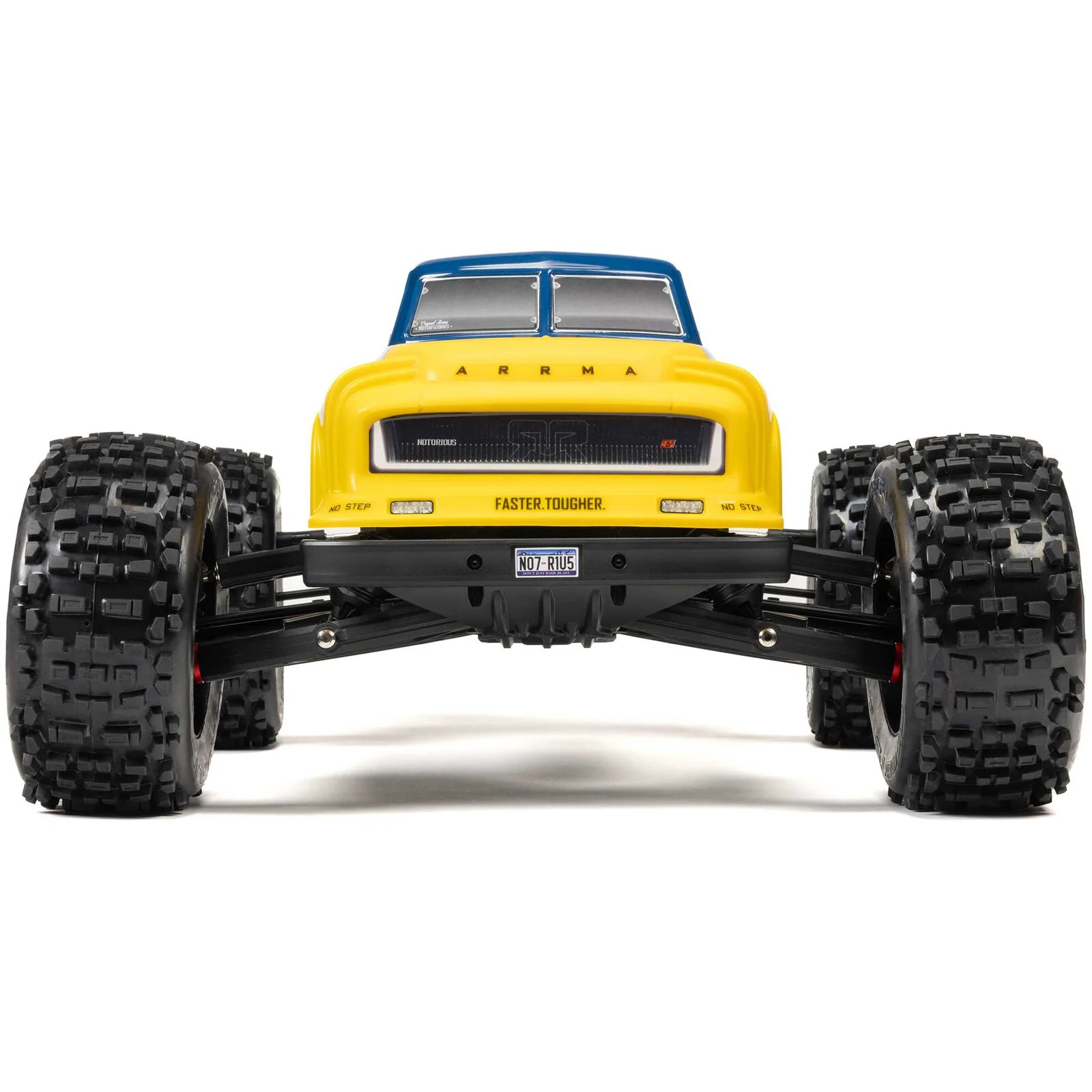 ARRRMA 1/8 NOTORIOUS 6S V6 4X4 BLX Brushless Stunt Truck RTR, Blue