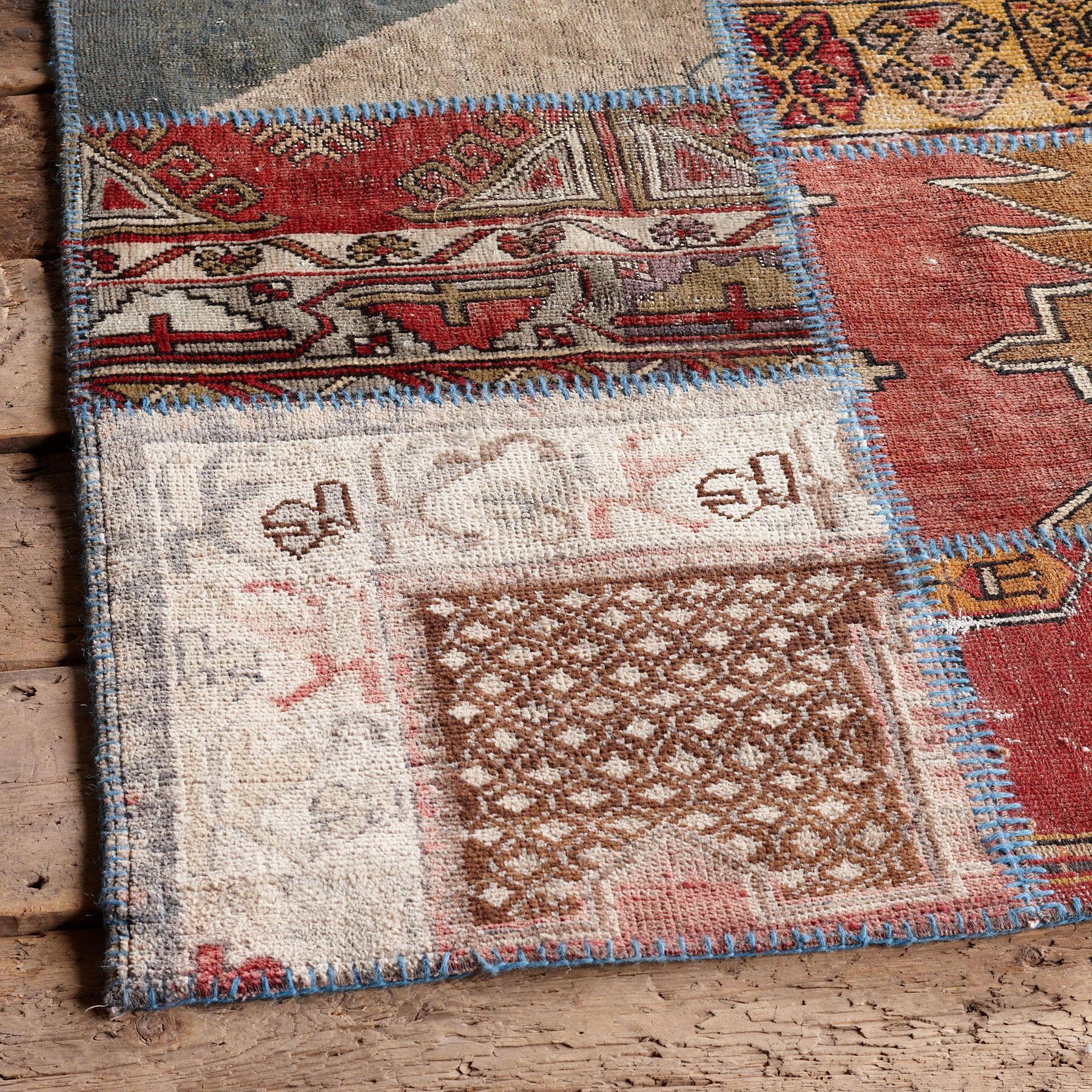 Anatolia Patchwork Hand-Knotted Rug