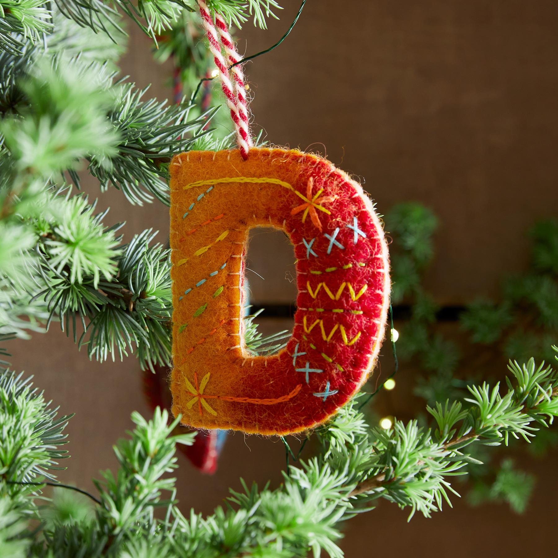 Spell It Out Gift Tag Ornaments