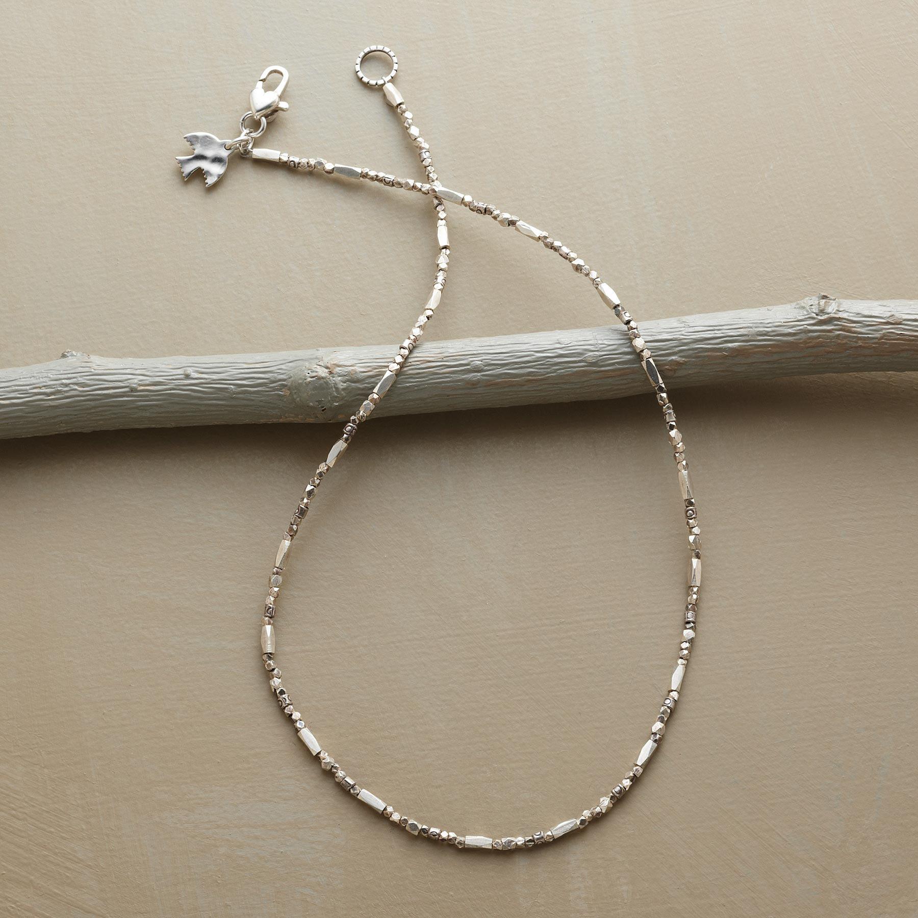Scintillating Silver Necklace