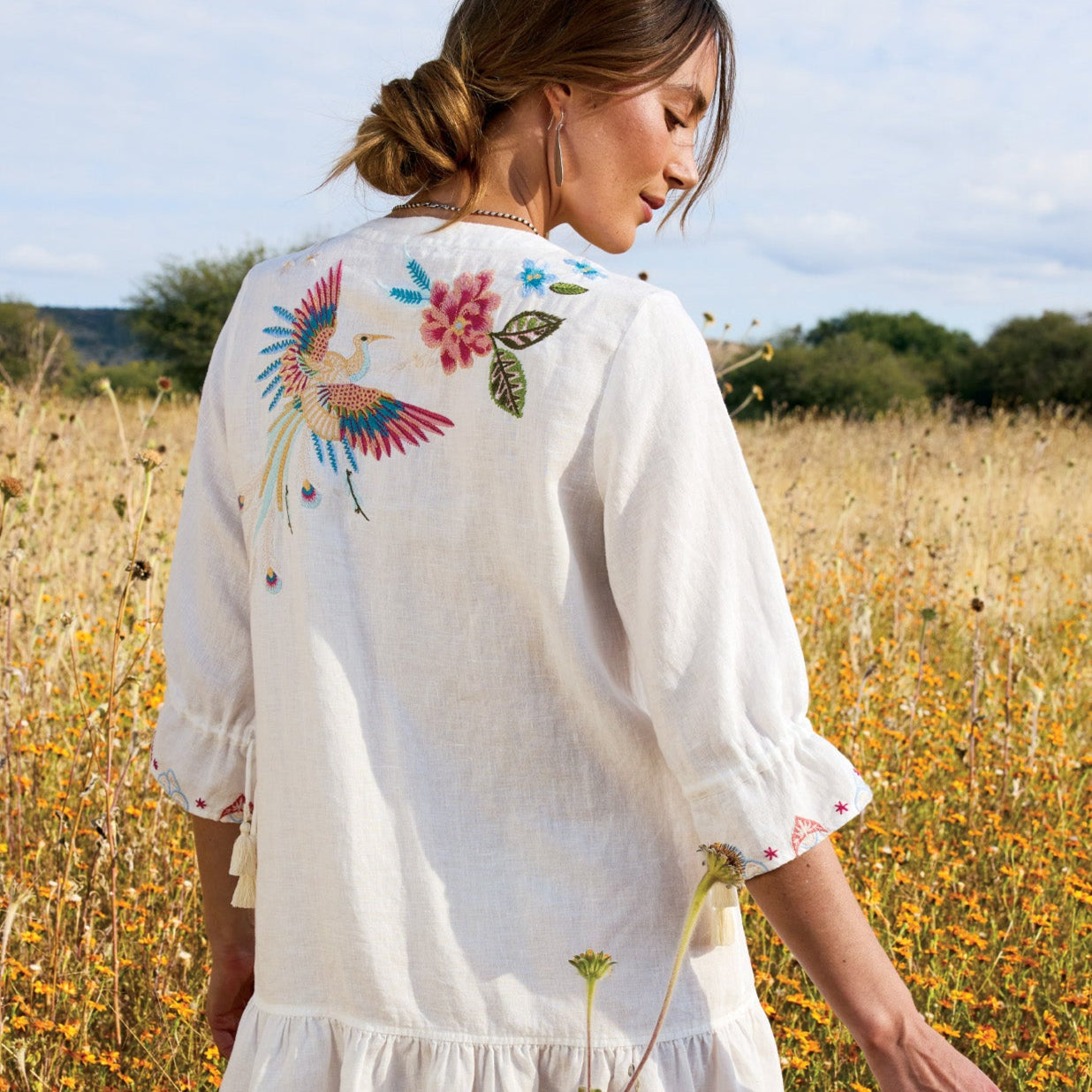 Emika Kimono Sleeve Dress