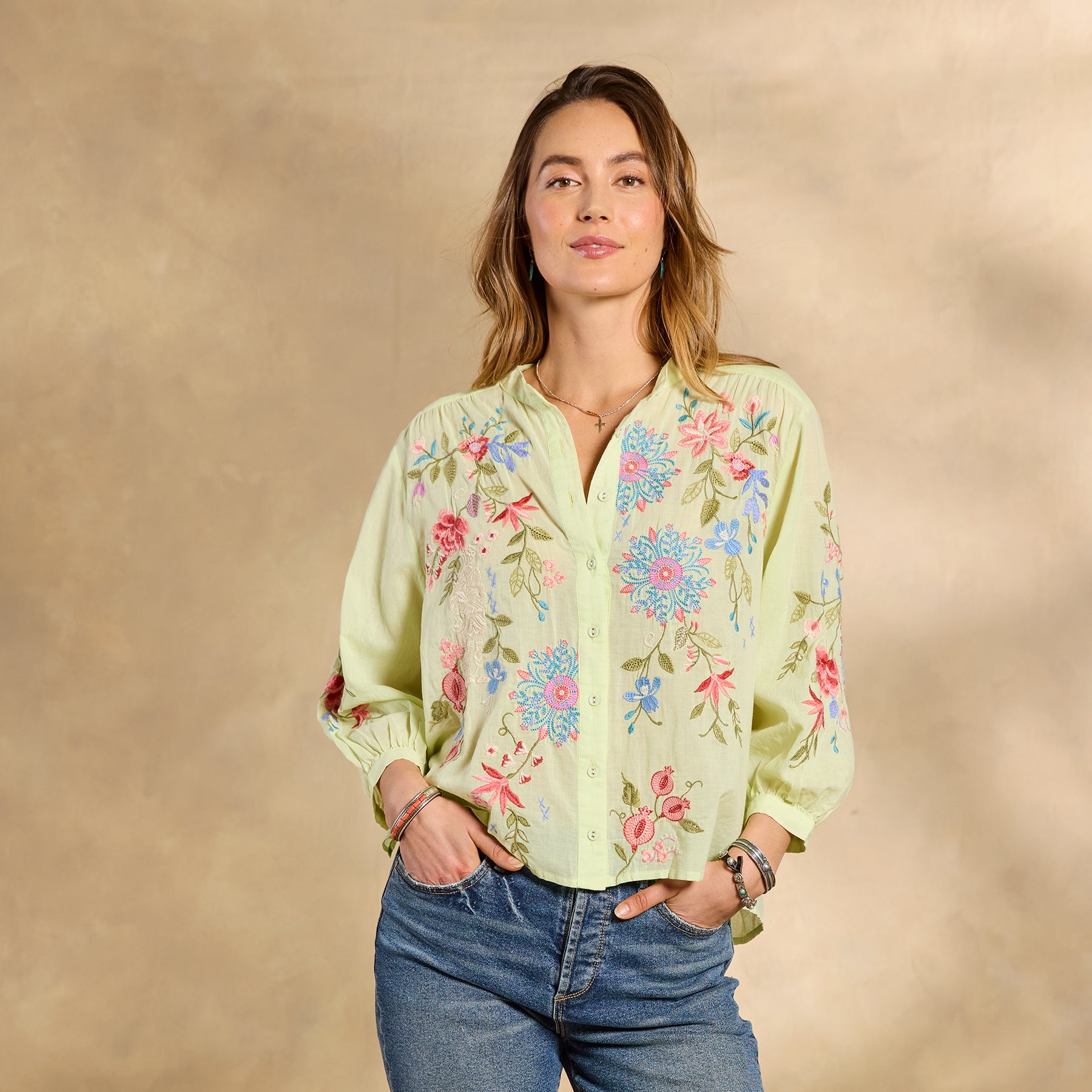 Catania Embroidered Blouse