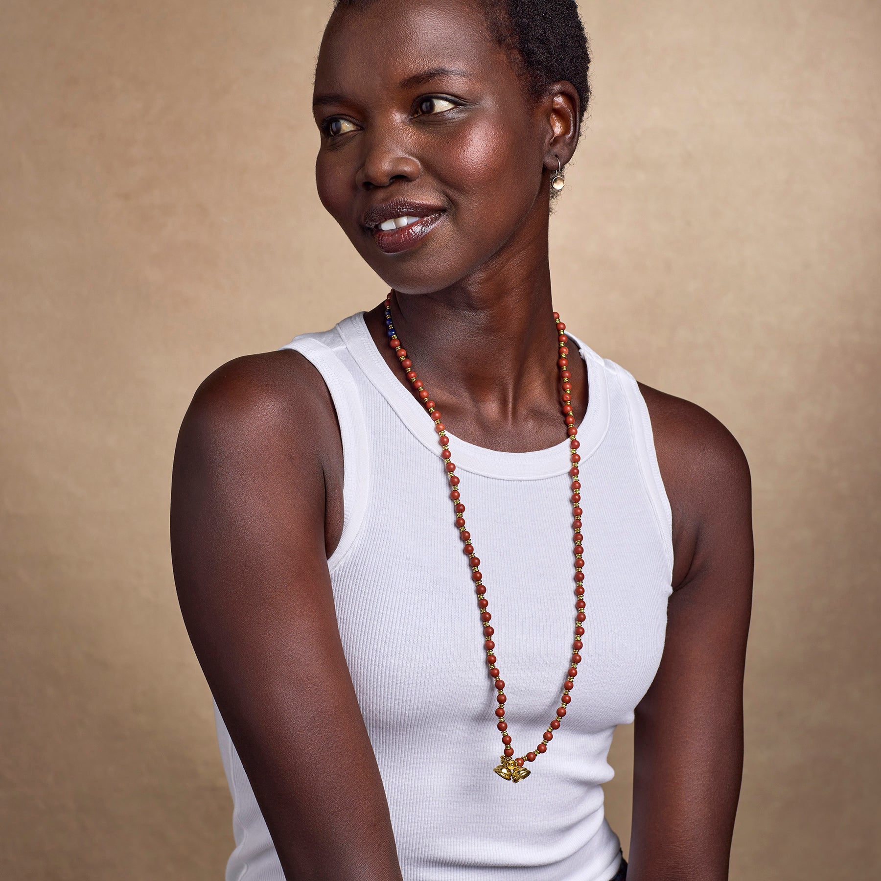 Rosario Gemstone Necklace